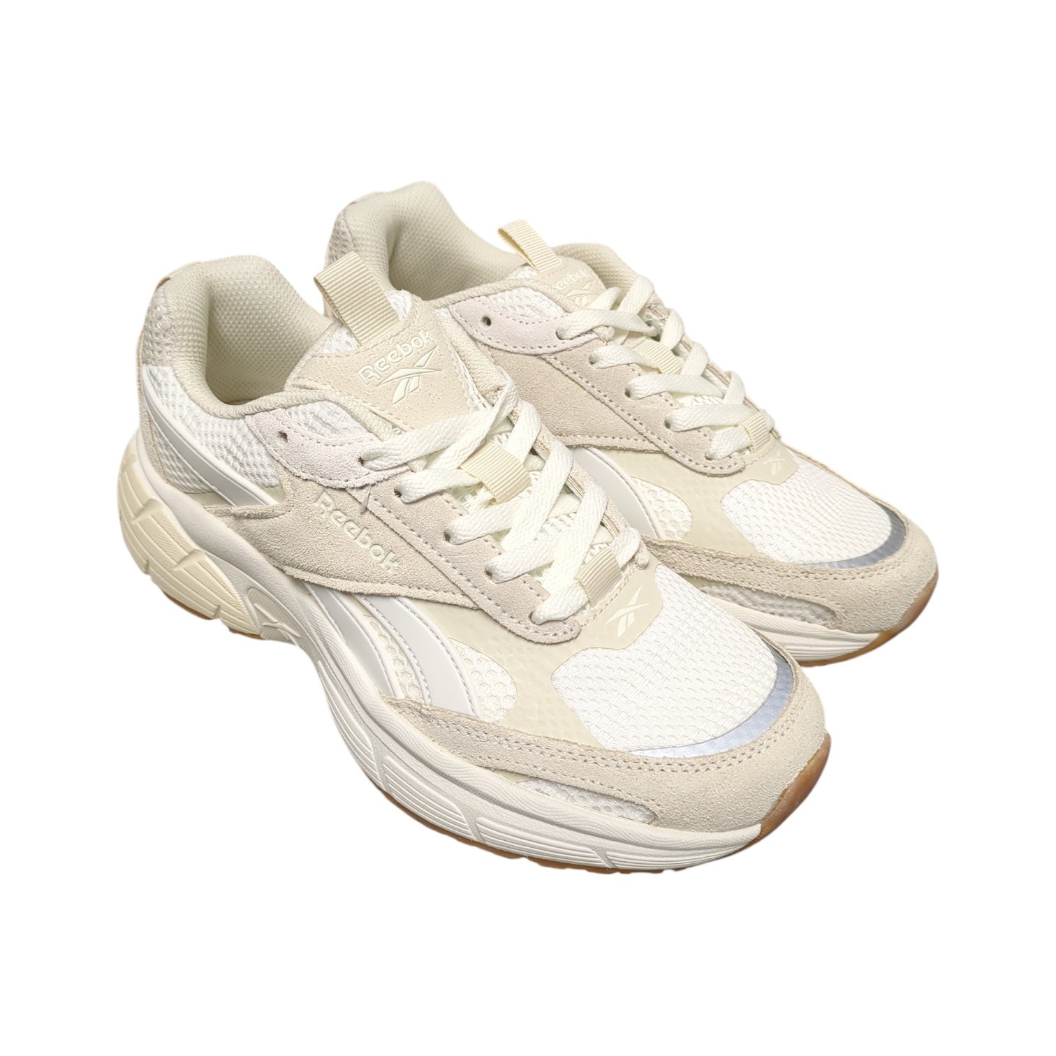 Reebok Women’s Chaos Casual Mesh & Suede Running Sneaker