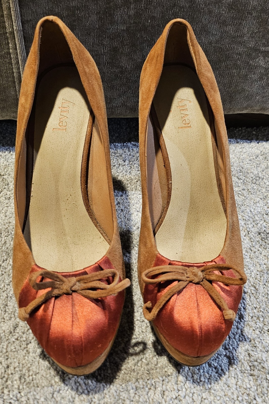 Levity Burnt Orange Heels Size 7M – Used