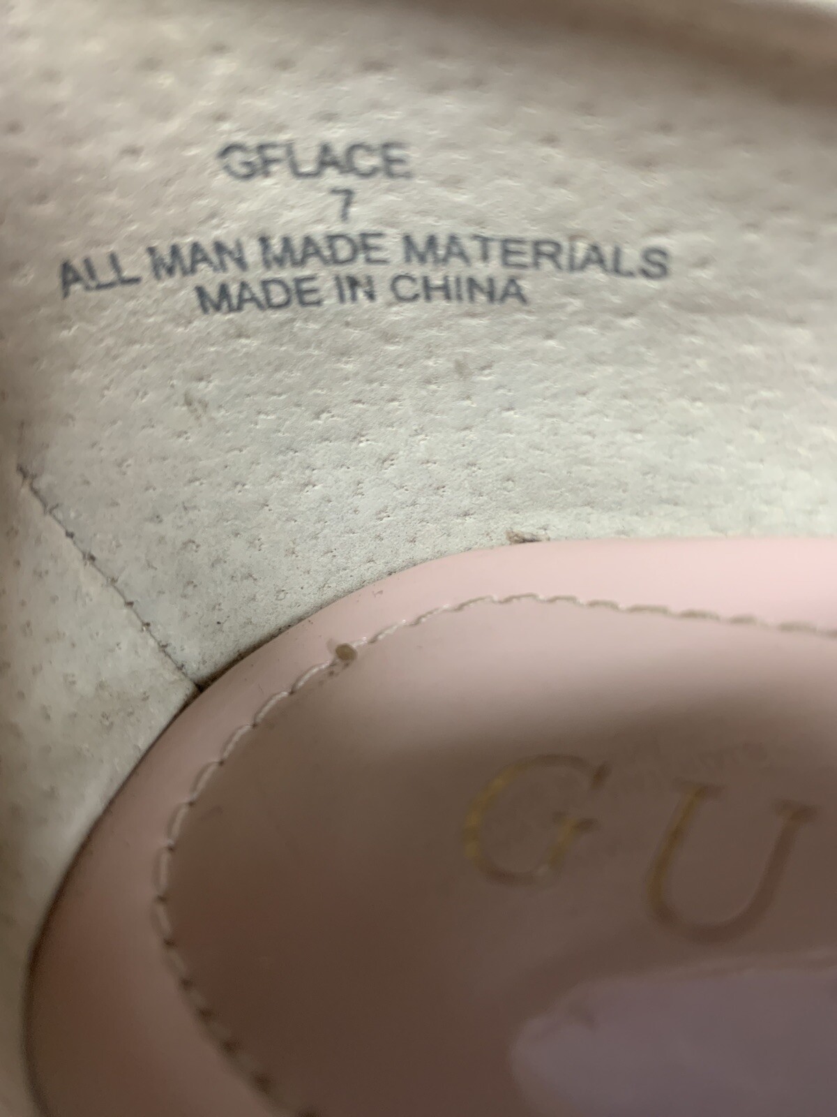 Guess Womens Shoes Open Toe Gflace Blush Pink Size 7