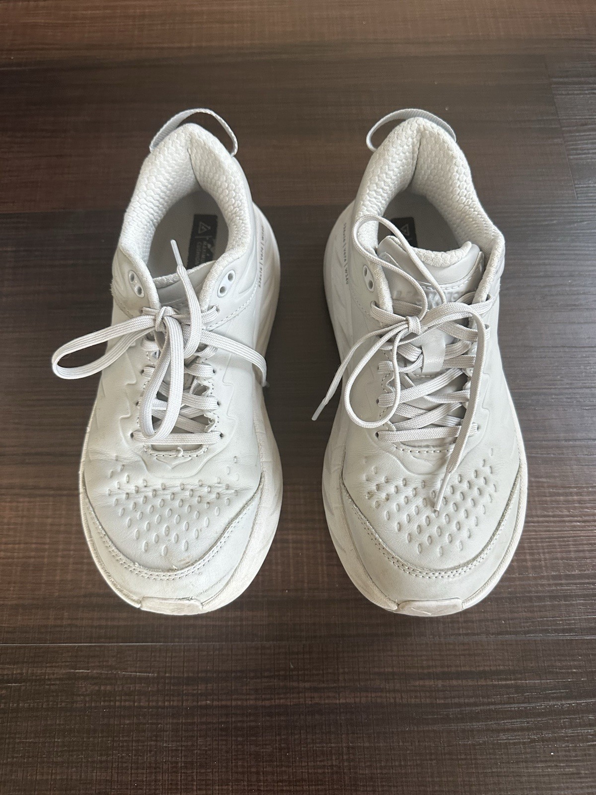 HOKA ONE ONE Bondi SR Leather Lace Up Slip Resistant Sneaker 1110521-HMLR