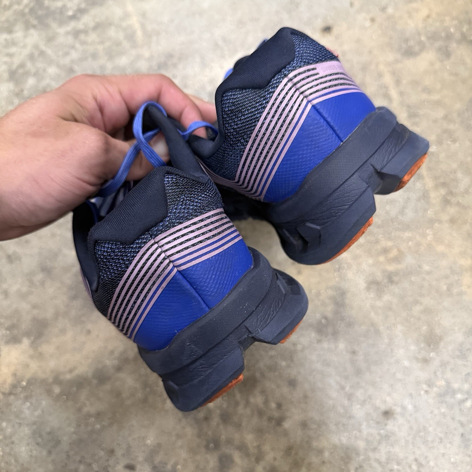 On Cloud Cloudgo Sneakers Shoes Indigo 55.98233 Womens Size 10.5 *SMALL RIPS*