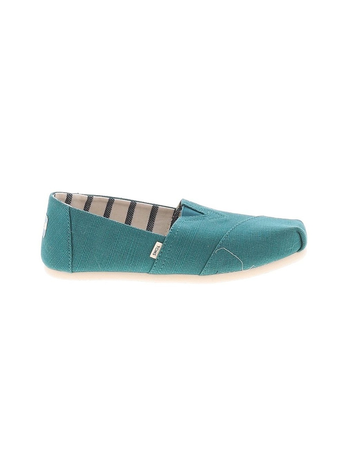 Toms Slip-On Canvas Shoe in Teal Marine Blue