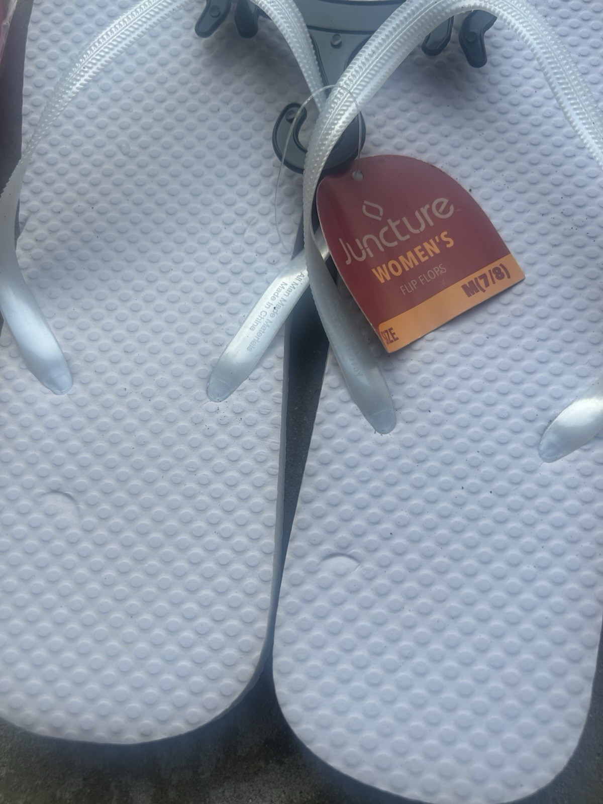 Lot of 5 Women’s Juncture Flip Flops Size 7/8 New Assorted Colors Beach