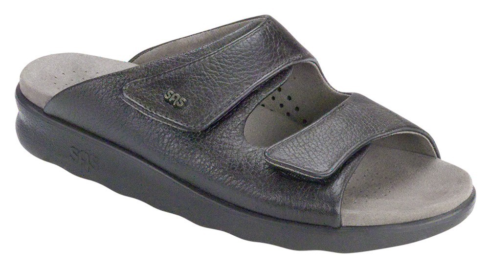 SAS Cozy Sandal Black 11 WW Double Wide, Women’s Shoes New In Box Save Big