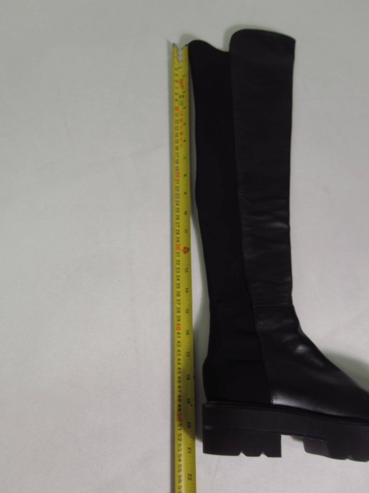 Stuart Weitzman 5050 Ultralift Boot Nappa Leather Stretch Womens US 6.5 and 7