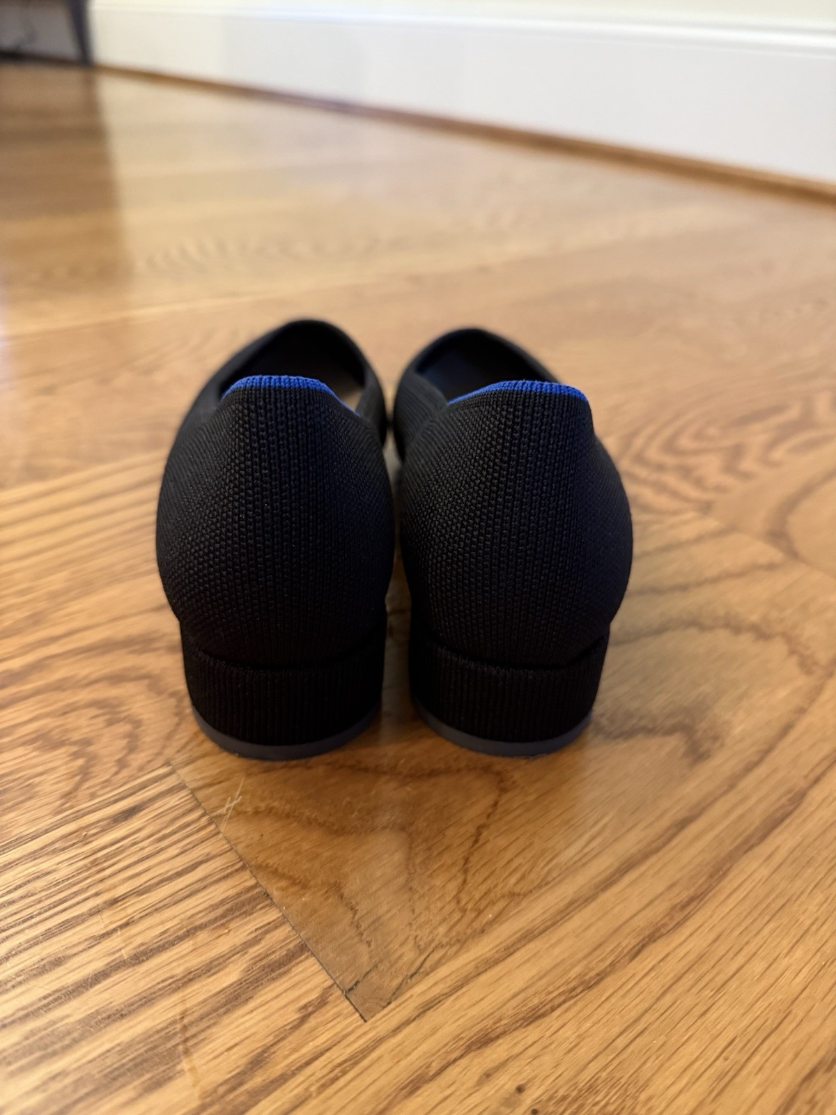 Rothy’s Point Toe Low Heels, Black, Size 7