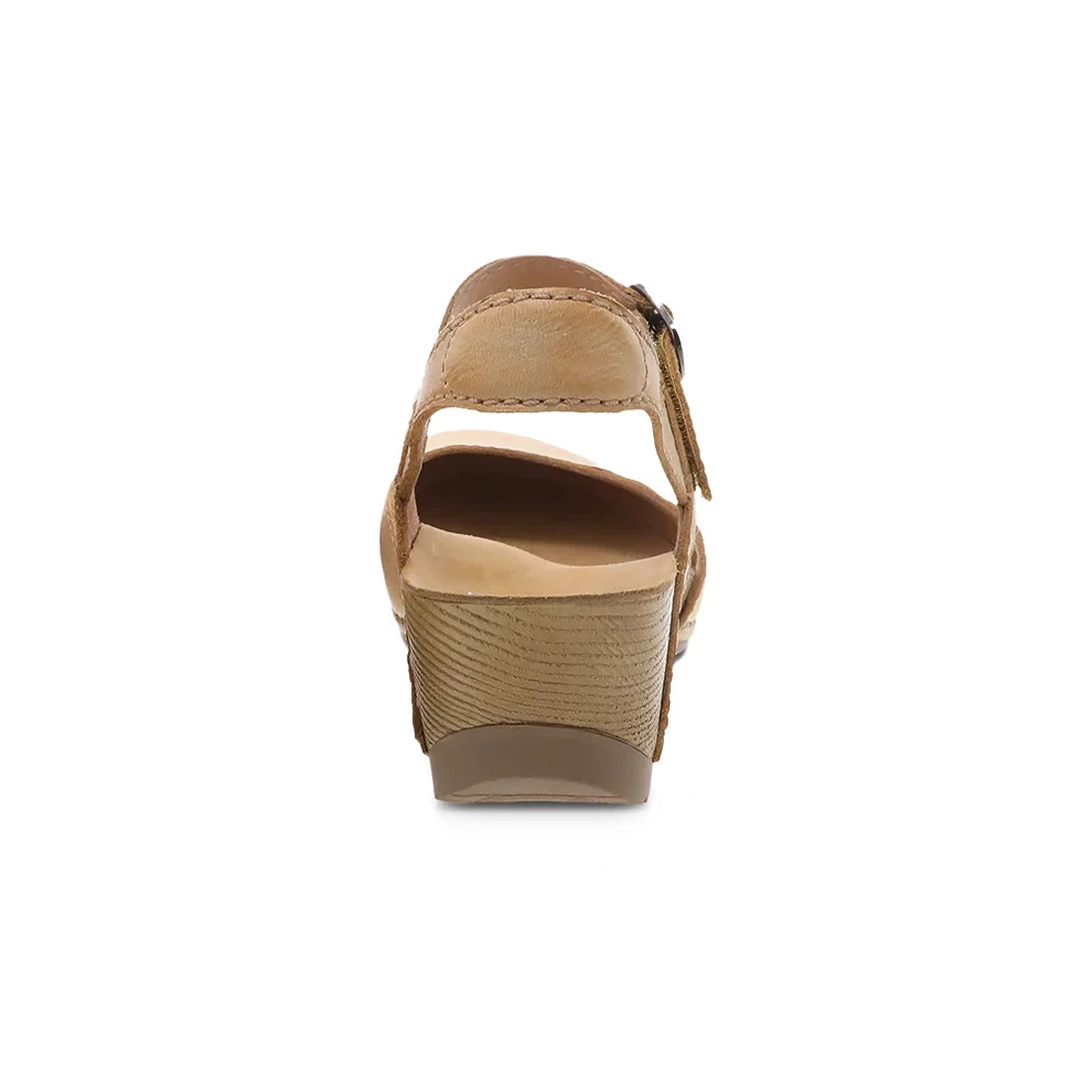 Women’s Dansko Tiffani Milled Burnished Tan Size 36 Medium