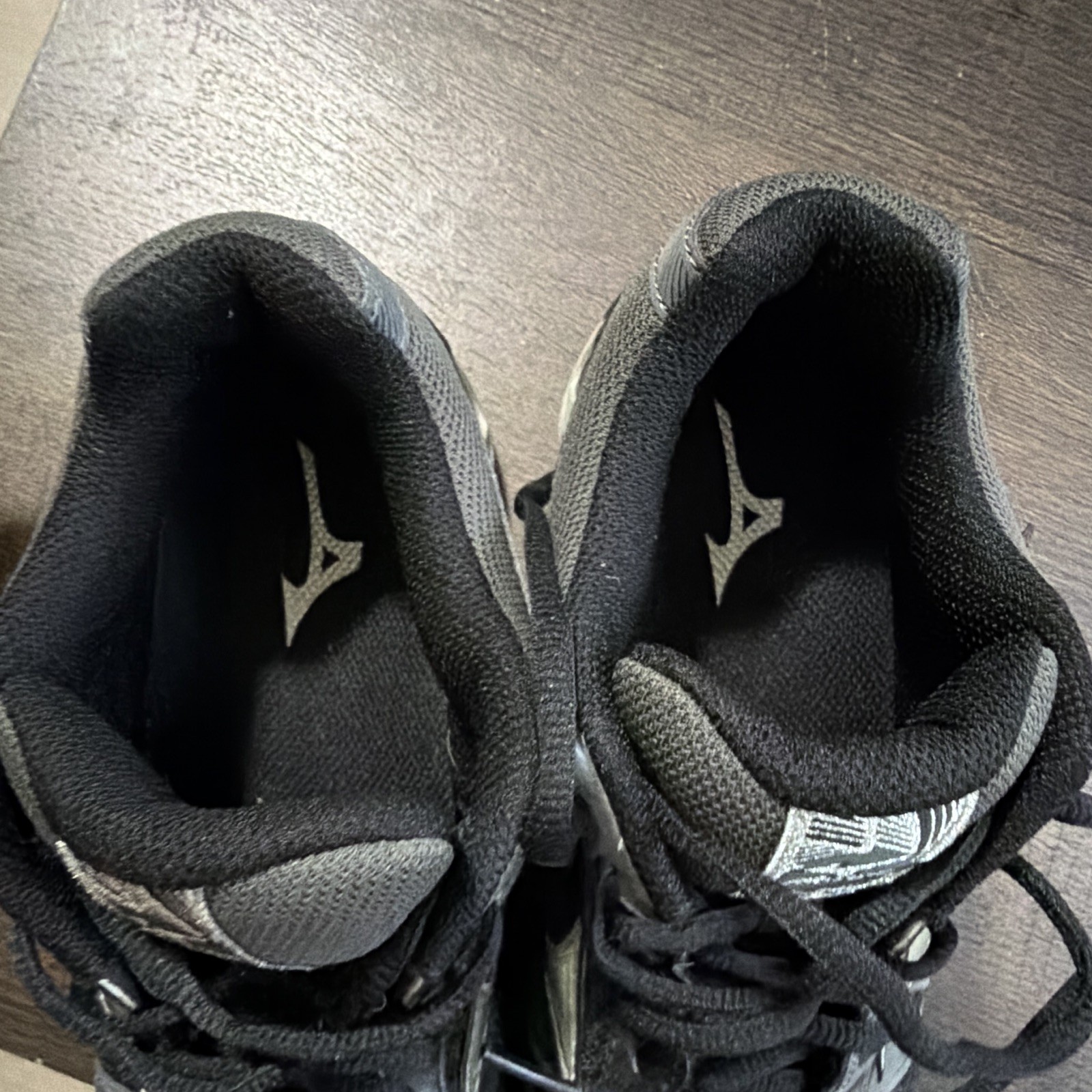 Mizuno Wave Bolt 6. Black/Silver/Gray Mesh Women’s Low Top Lace-Up Sneaker