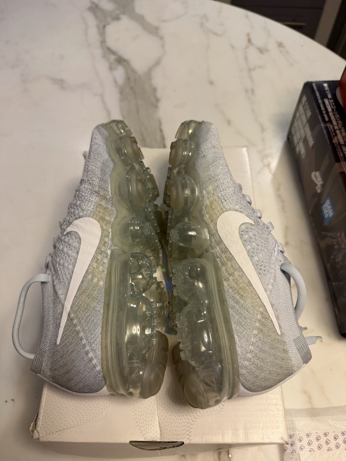 Women’s US Size 6 Nike Air VaporMax Flyknit Women’s Pure Platinum Gray