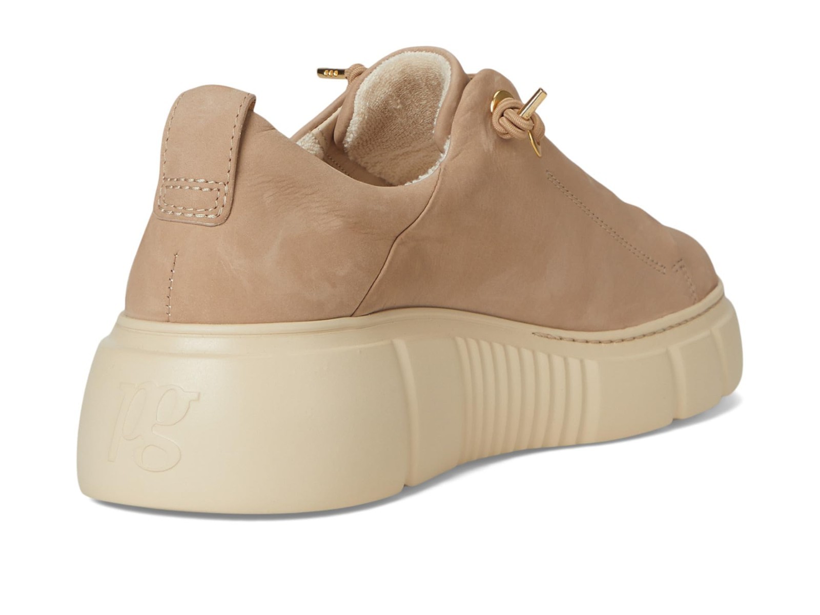 Paul Green Abbey Antelope Nubuk Platform Sneakers Women’s Size 7 Medium