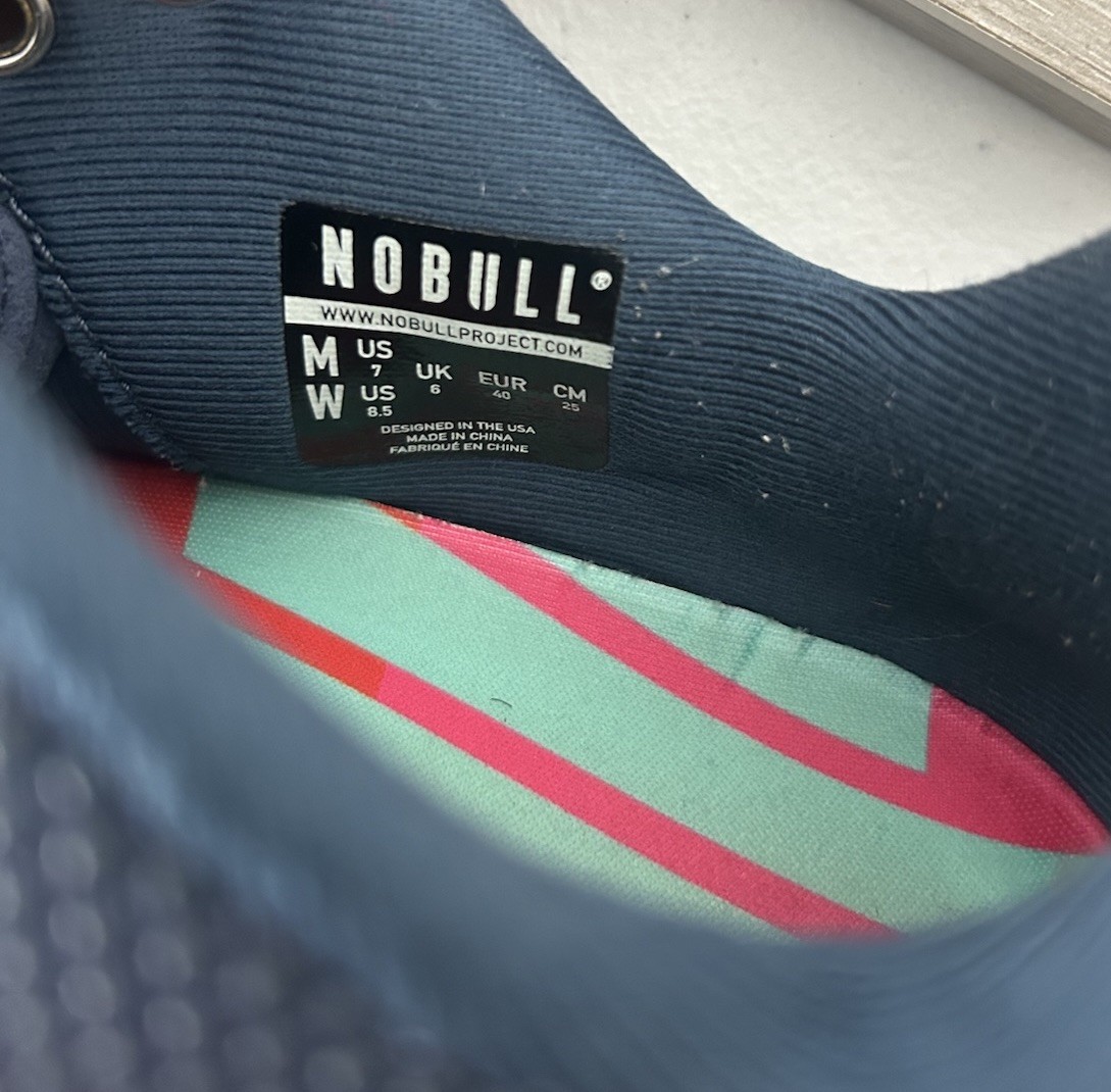 NOBULL Womens Lightning Lightweight Trainer Navy Multicolor Size Women 8.5 Men 7