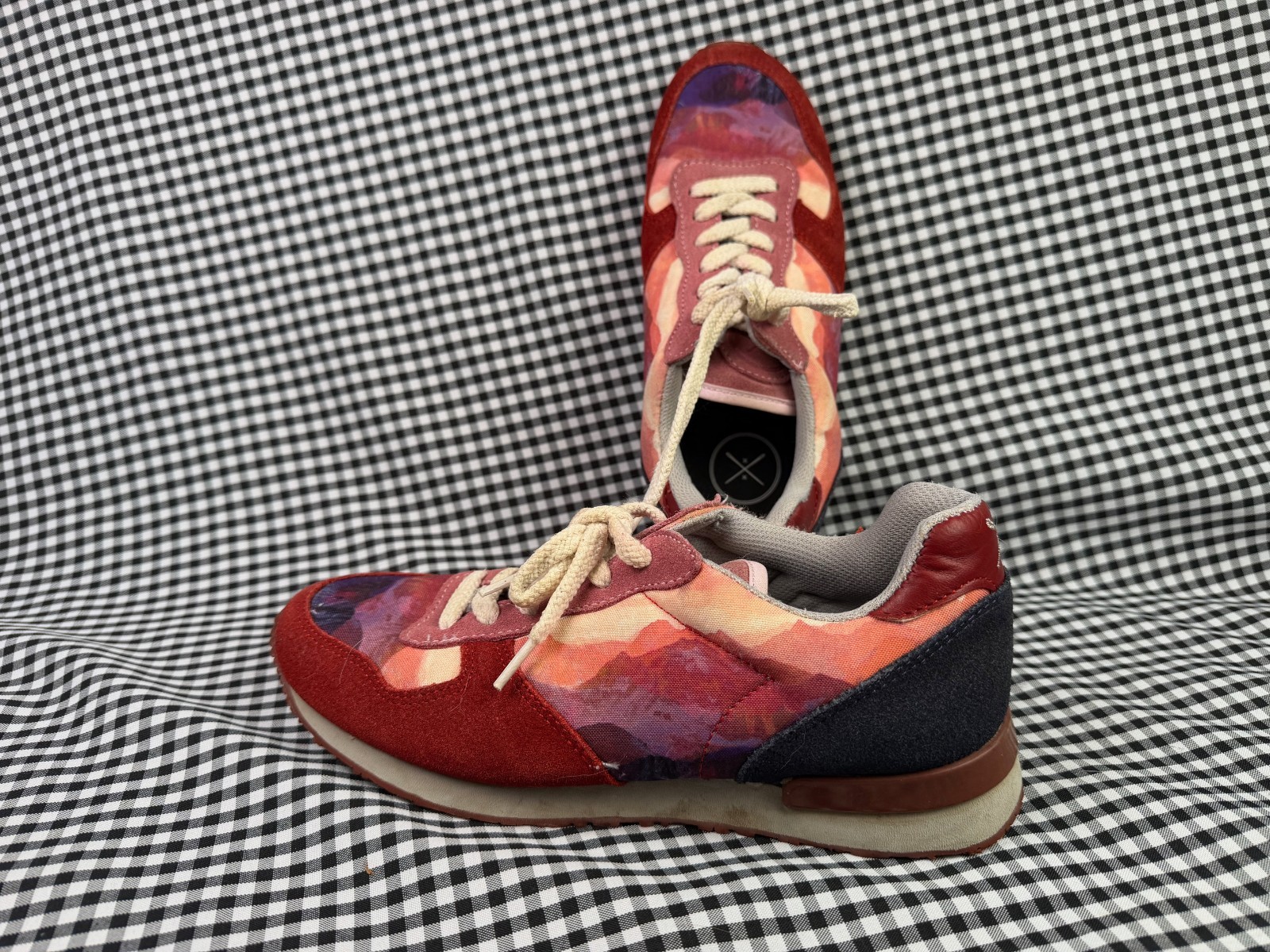 Inkkas Andes Jogger Womens 9 Gorpcore Red Mountain Outdoor Suede Sneakers EU 40