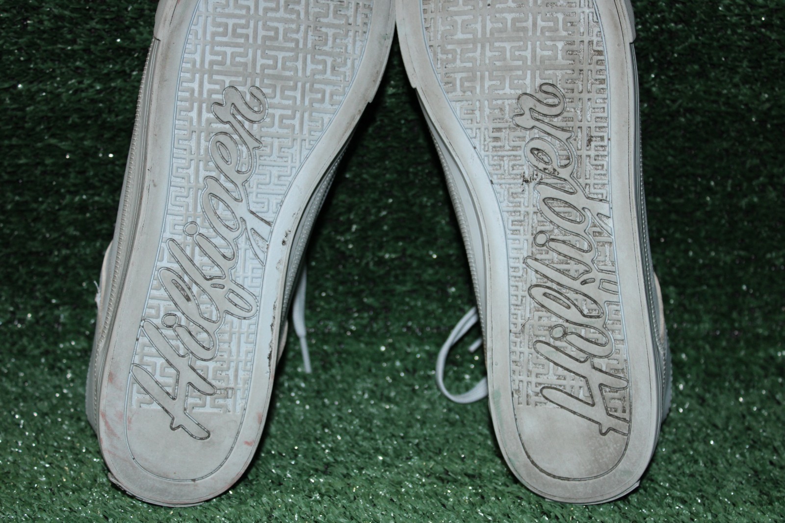 Tommy Hilfiger Womens TWLAMONTE-R Tennis Shoes Light Blue Casual *READ*