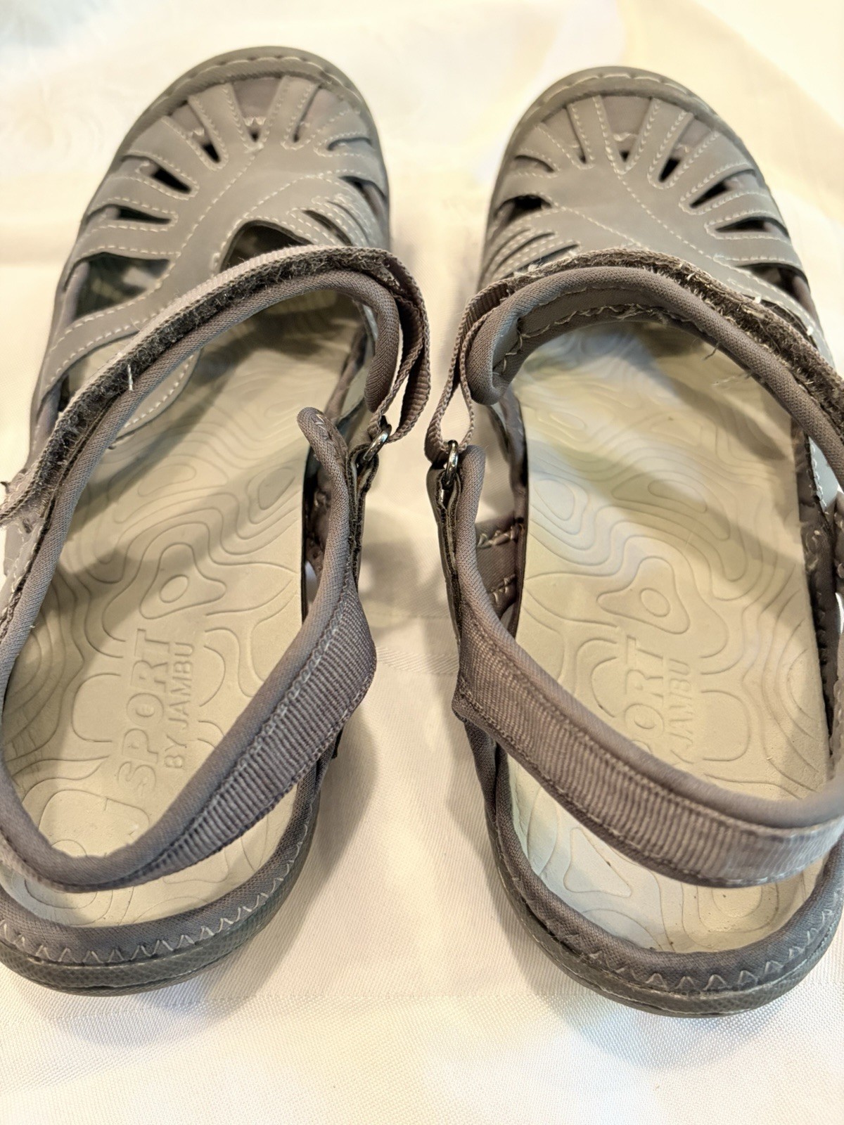 Jsport By Jambu Womens 8M Poppy Sandals Closed-Toe Comfort Design Gorpcore
