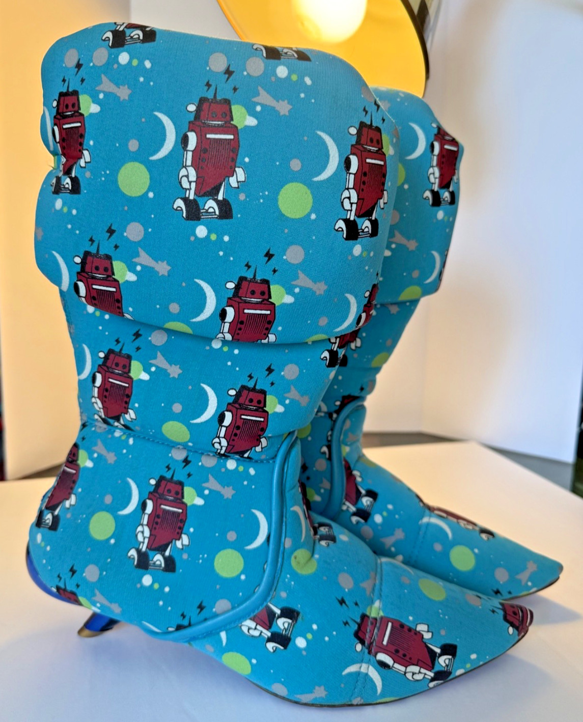 Vintage Irregular Choice Boots»Robot Universe» Size 10-Never Been Worn