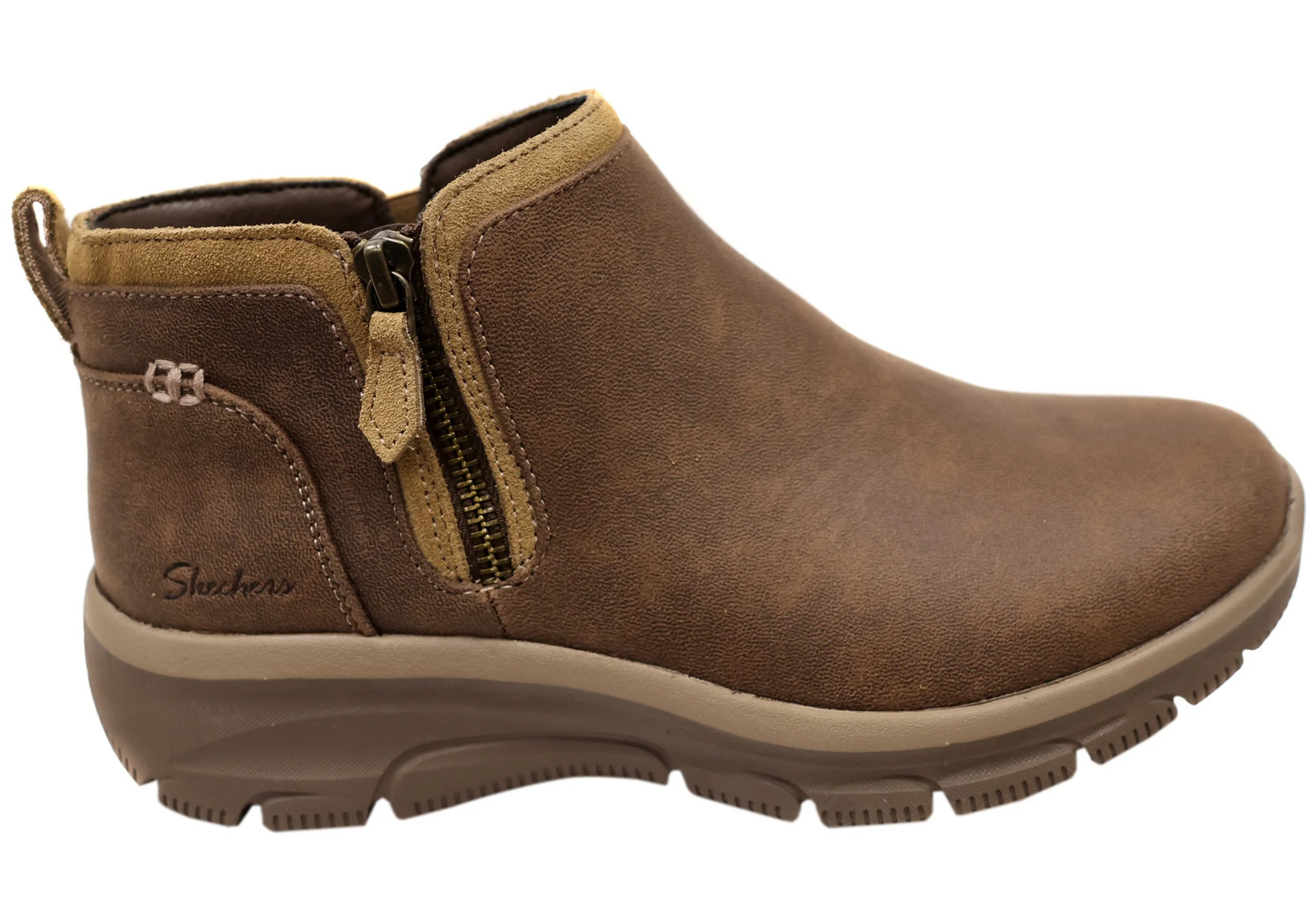 Skechers Womens Easy Going Fall View Comfortable Ankle Boots
