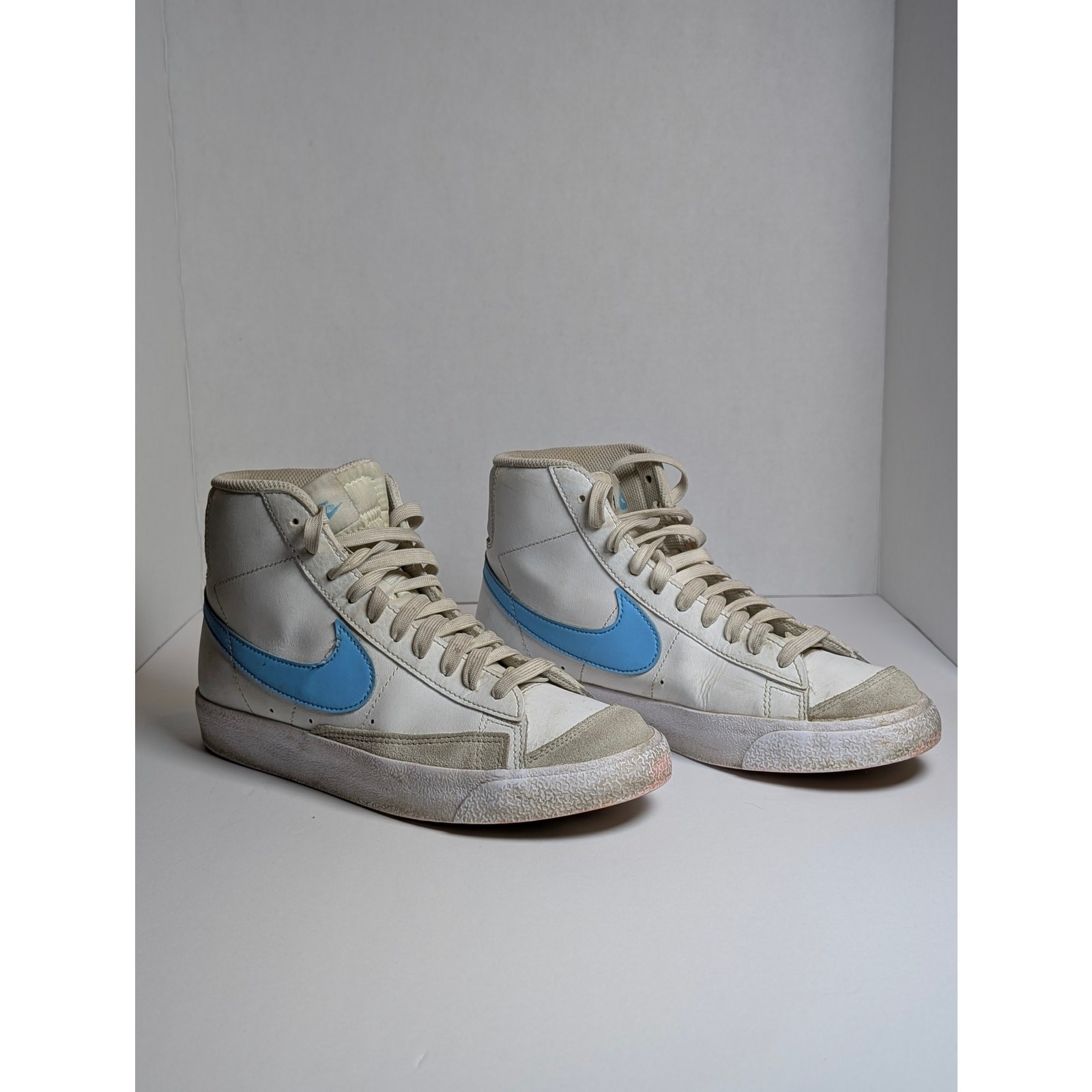 Nike Blazer Mid 77 Vintage White University Blue DA4011-104 Youth 7Y Womens 8.5
