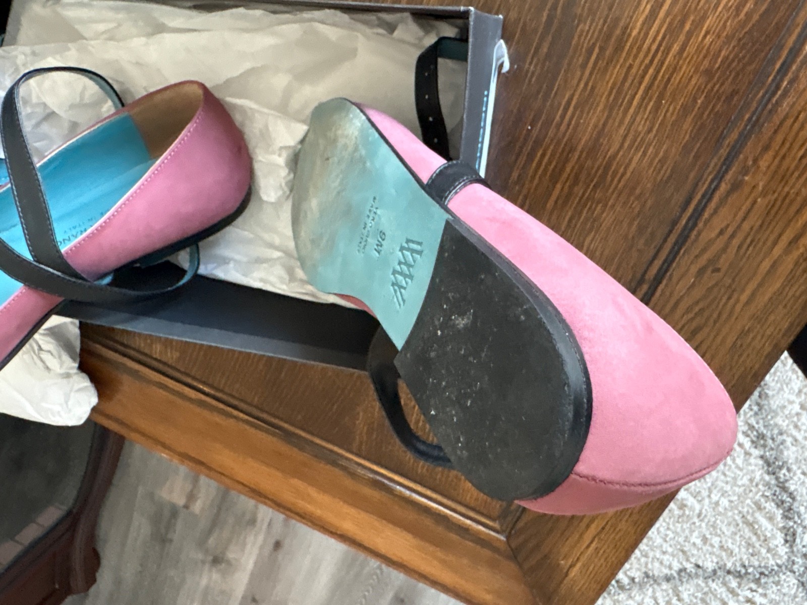 Valentina Rangoni/ balet Flats/ 9/40/mauve/ made in italy/ same as pic