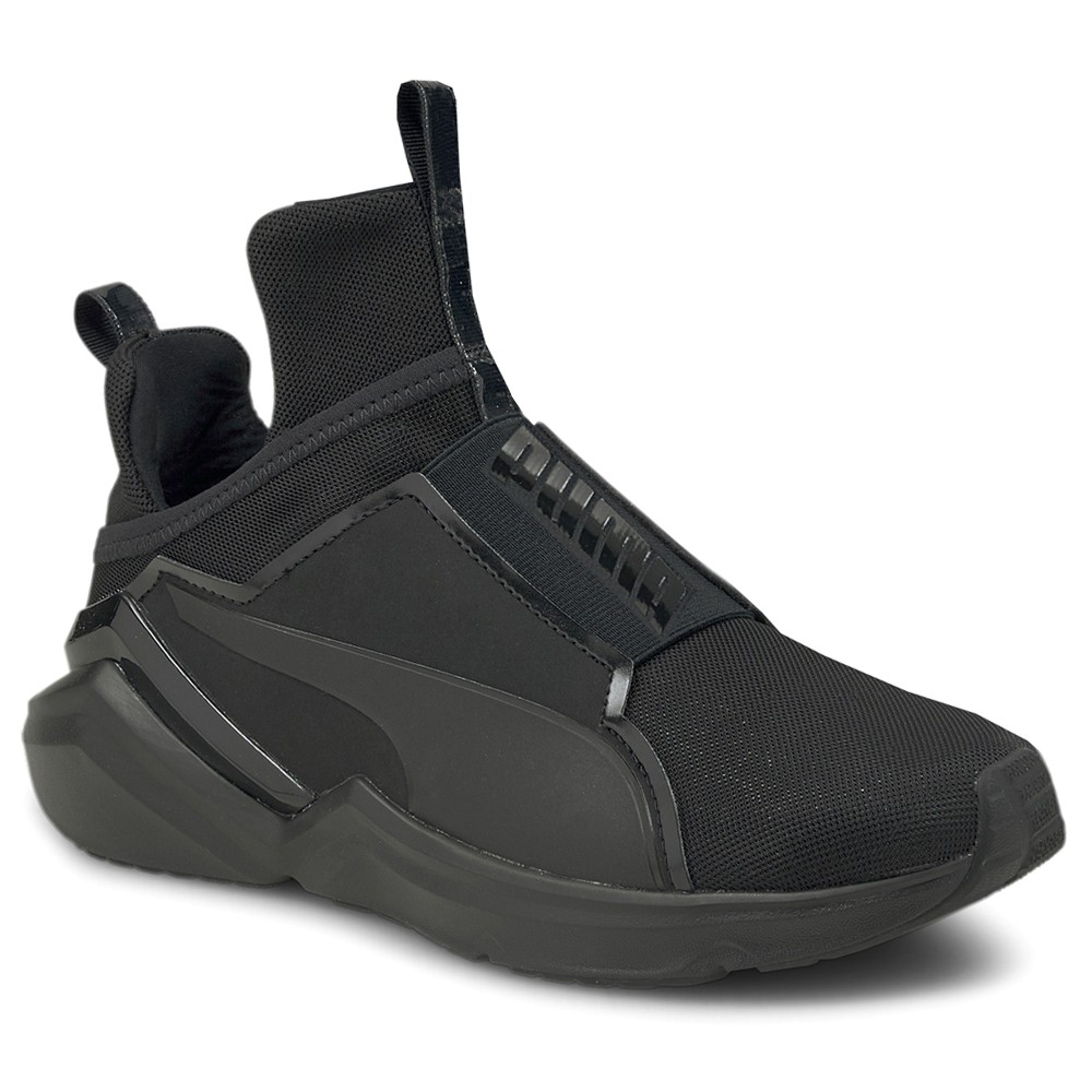 PUMA Fierce 2 Slip On Womens Black Sneakers Casual Shoes 19517601