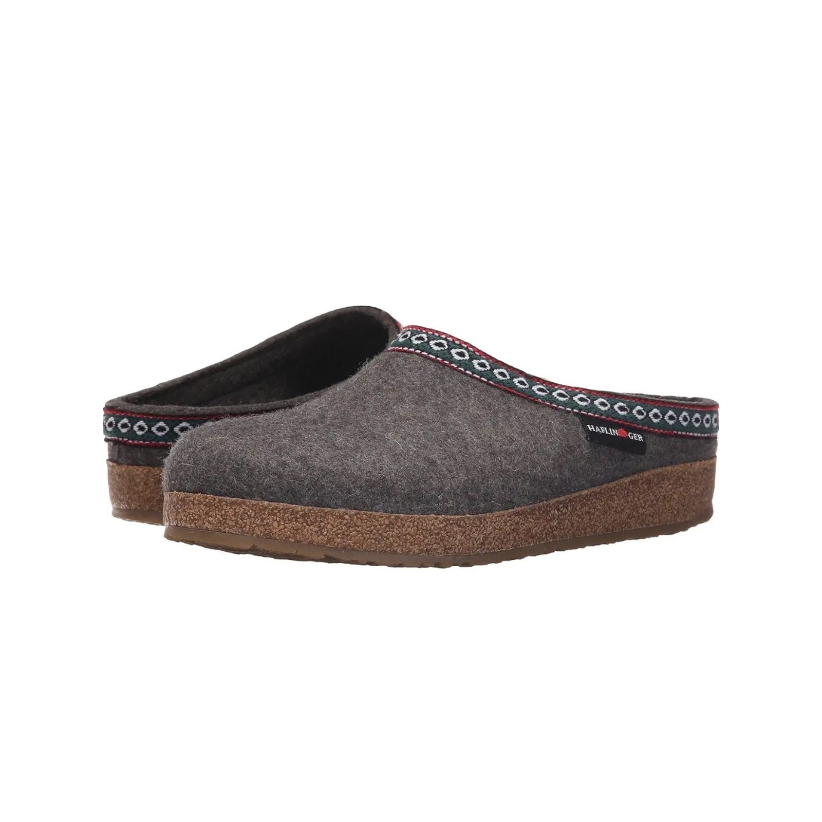 Haflinger Classic Grizzly Wool Clogs Size 9M 11W
