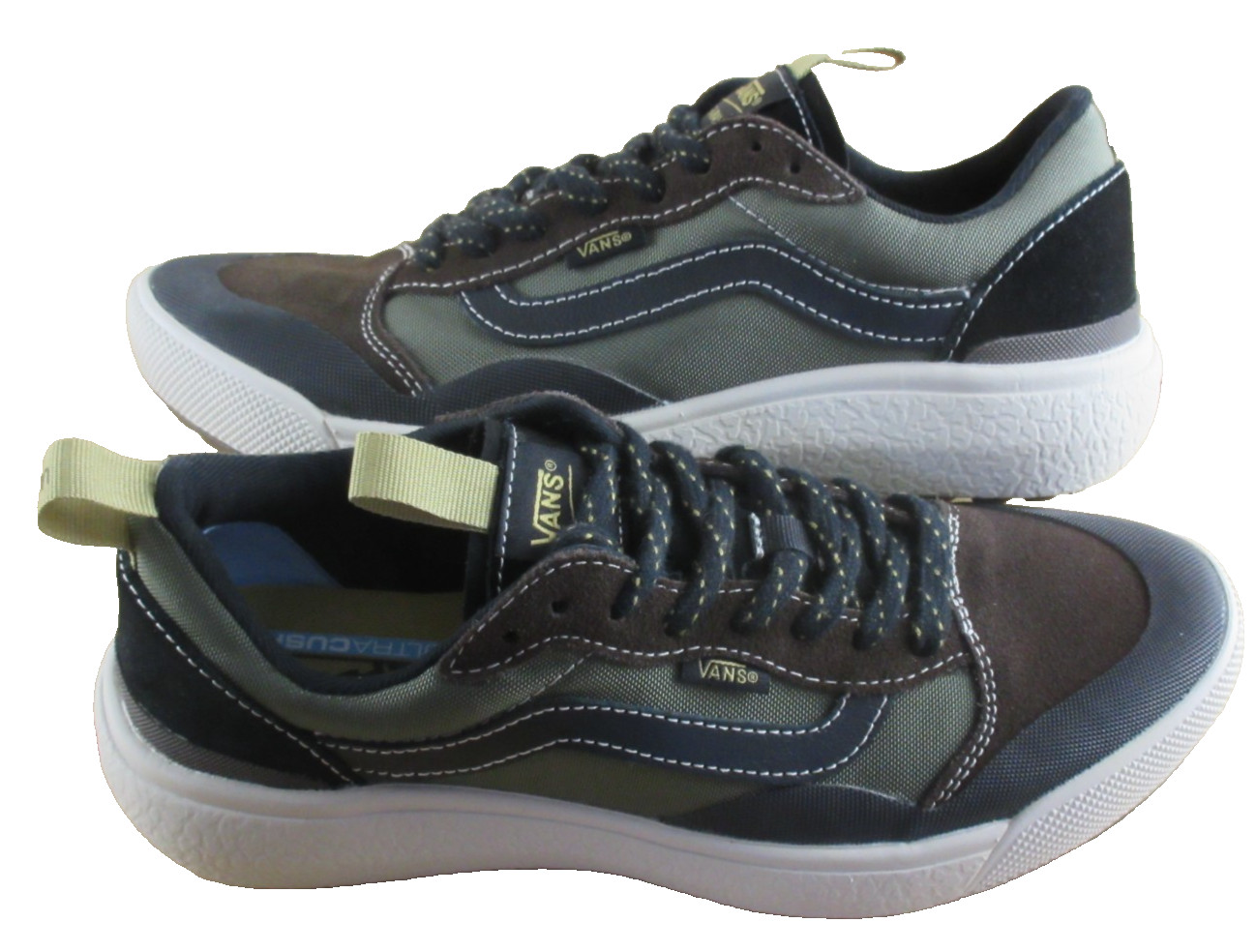 Vans Women’s UltraRange Exo SE Black Olive Green Brown Trail Shoes Size 9.5 NIB