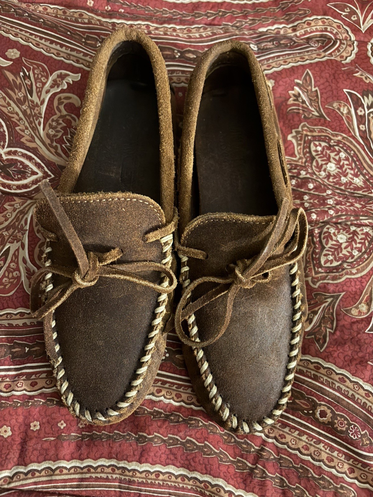 minnetonka driving moccasins size 8 men 10 women new without box