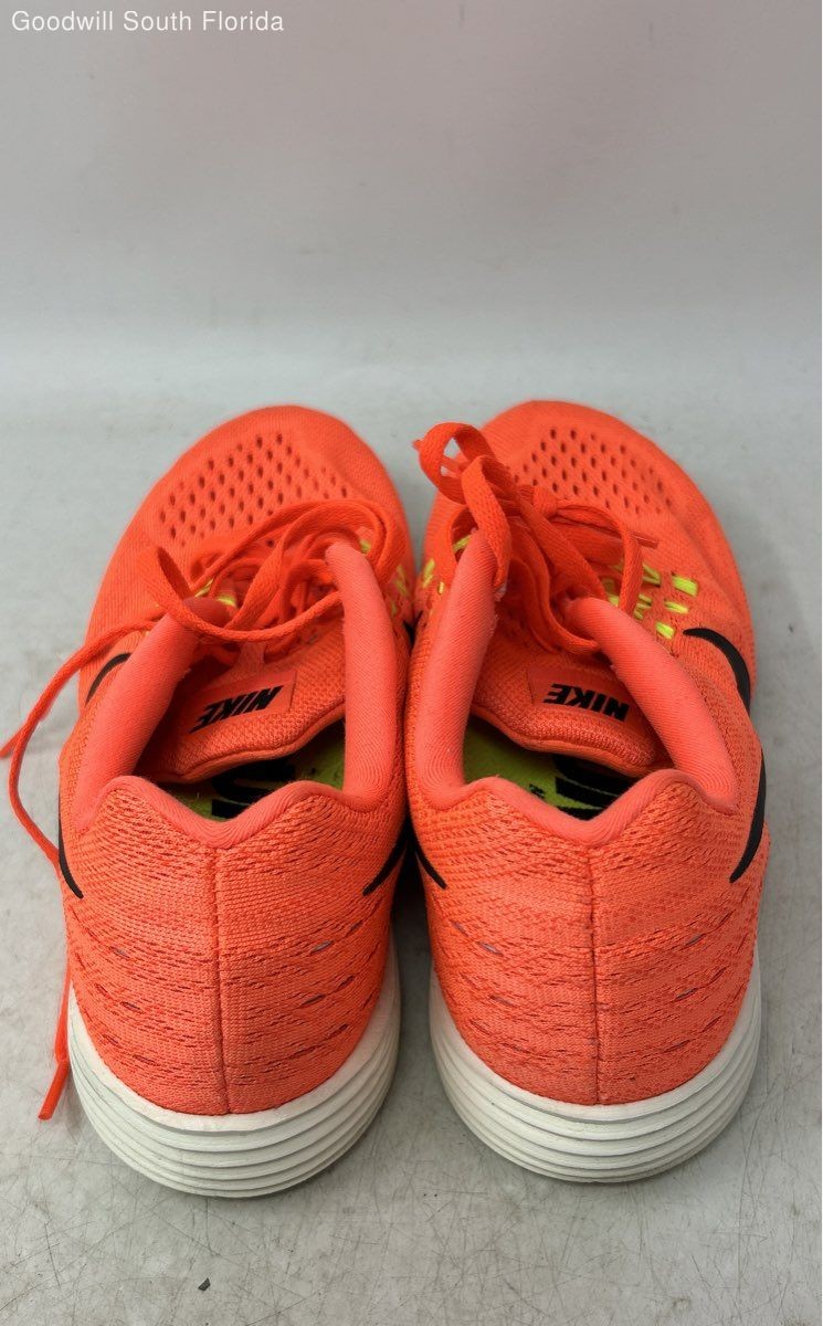 Nike Womens Lunartempo 2 818098-800 Orange Lace-Up Sneaker Shoes Size 8.5
