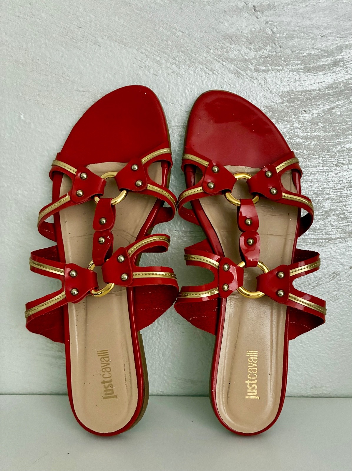 just cavalli sandals flat flip flop 39