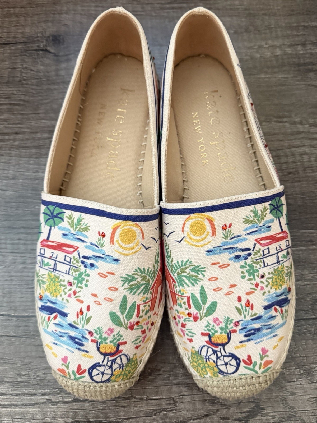 Kate Spade New York Women’s Casual Coastal Vacation Espadrilles Shoes/Flats|Sz.7