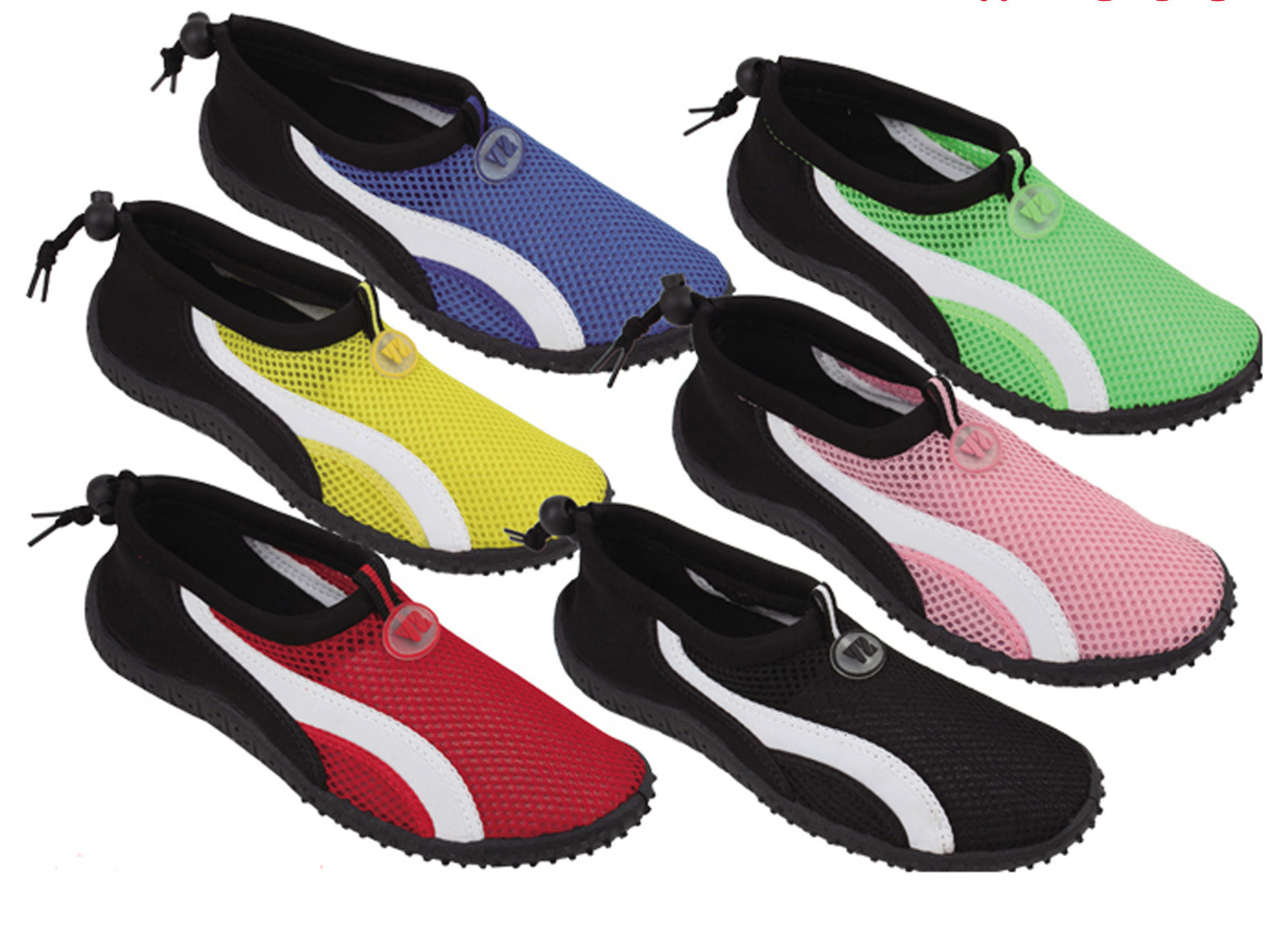 Womens Slip on Water Shoes/Aqua Socks/Pool Yoga Dance Exercise Colors,Size 5-11
