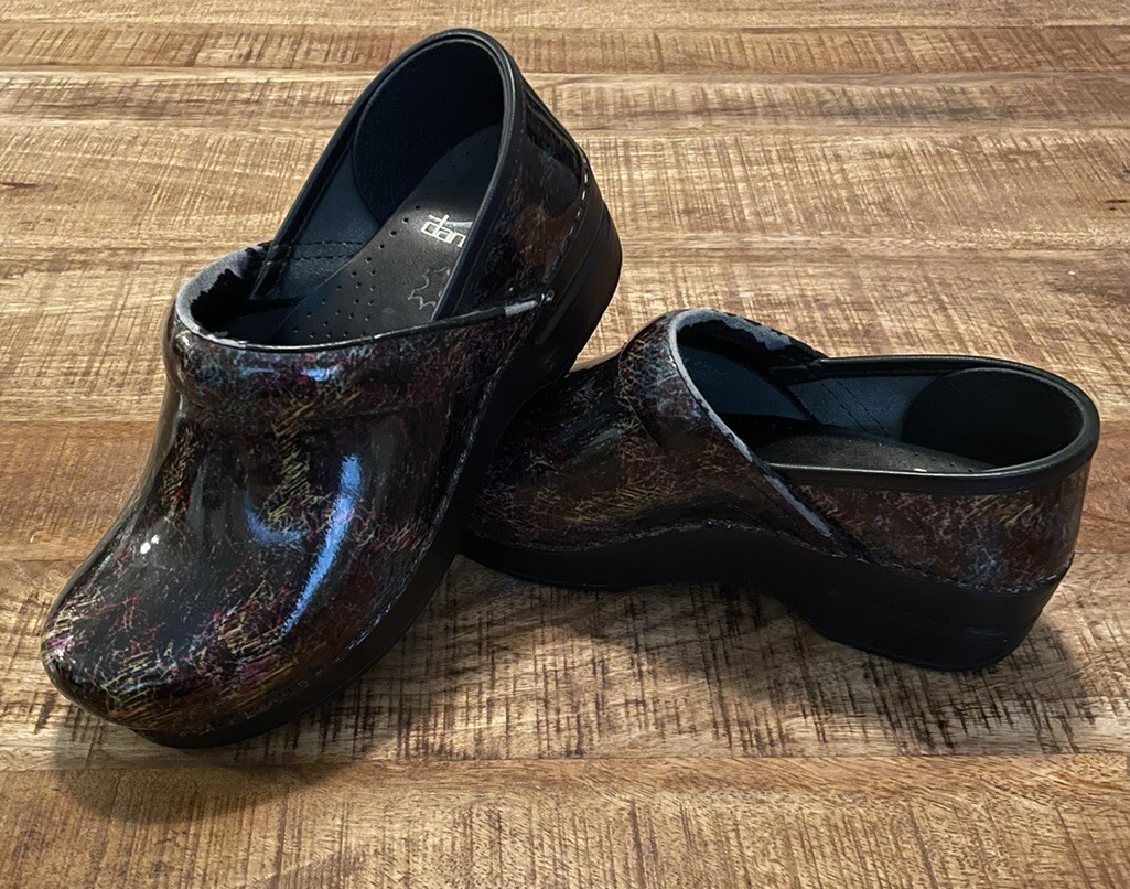 Dansko Patent Leather Clogs