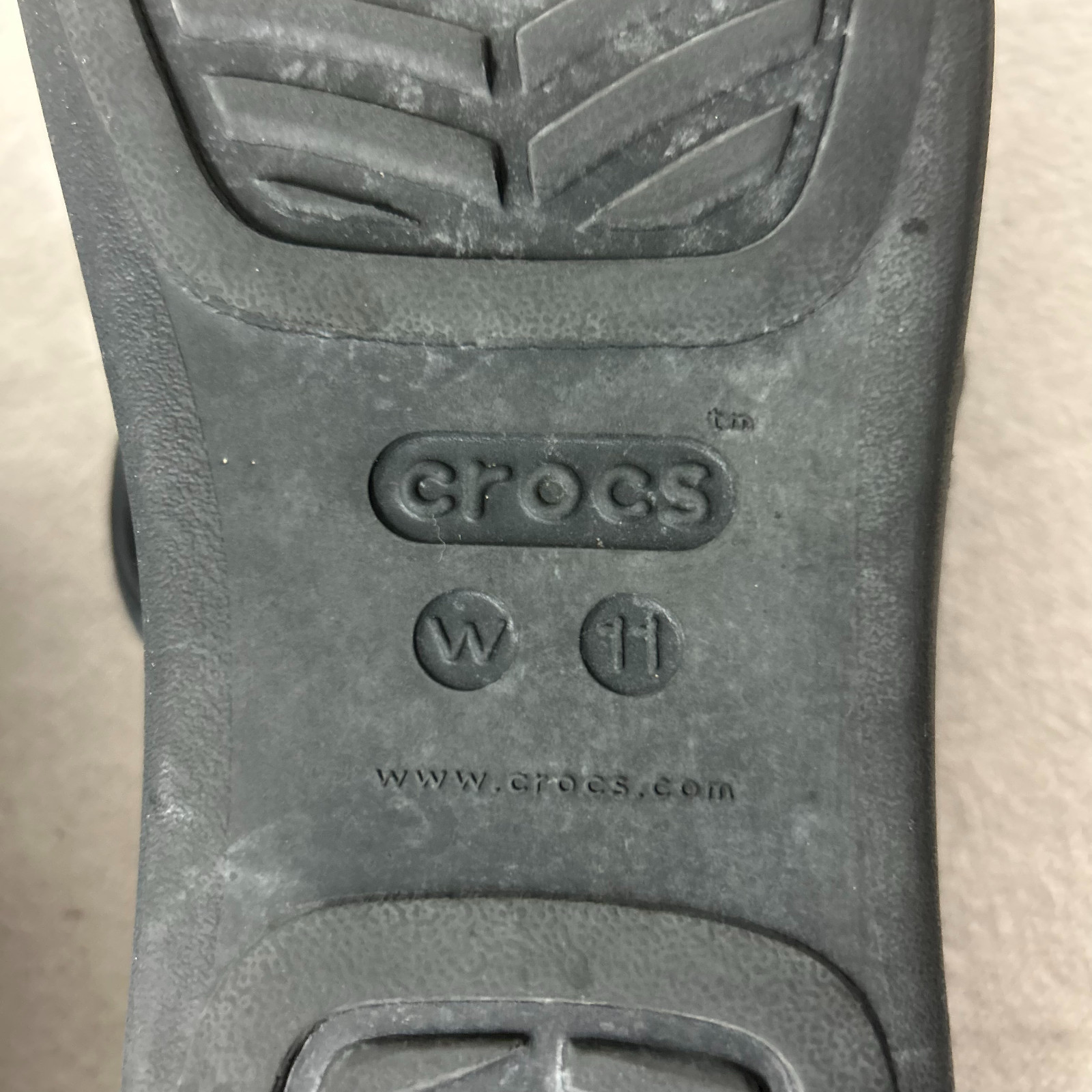 Crocs Getaway Strappy Sandals Women’s 11 Black Platform Wedge Slide Dual Comfort