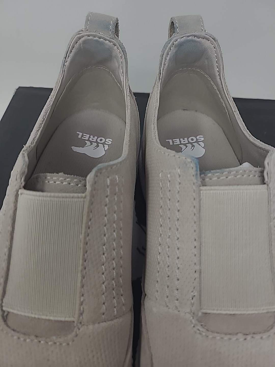Women’s SOREL Out N About Plus Slip-On Sage Shoes Casual Travel Comfort Size 8.5