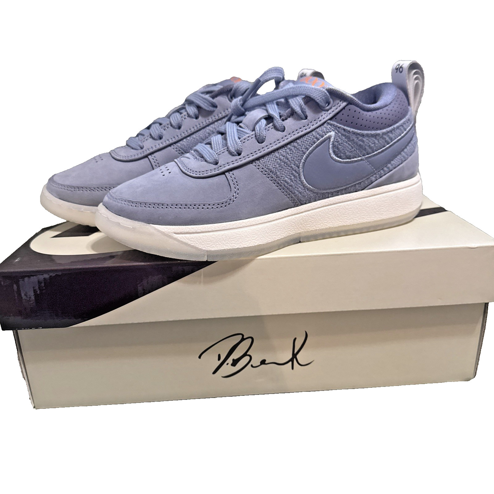 Nike Book Ashen Slate Multicolor Sneakers Women 5 Men’s 3.5 Fj4249 NIB Auth