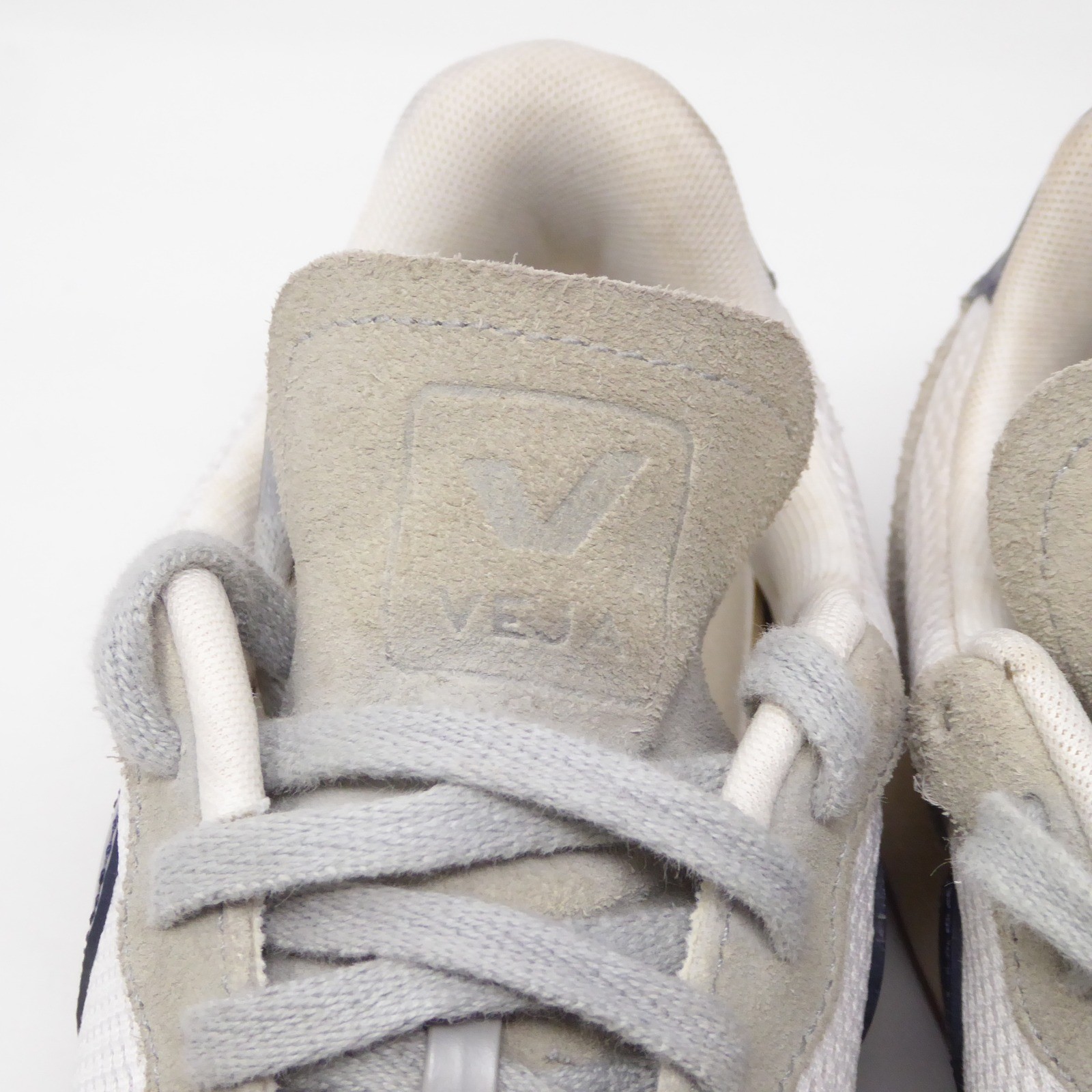 Veja Rio Branco Alveomesh Sneakers Womens White Gray Blue Mesh Suede 8