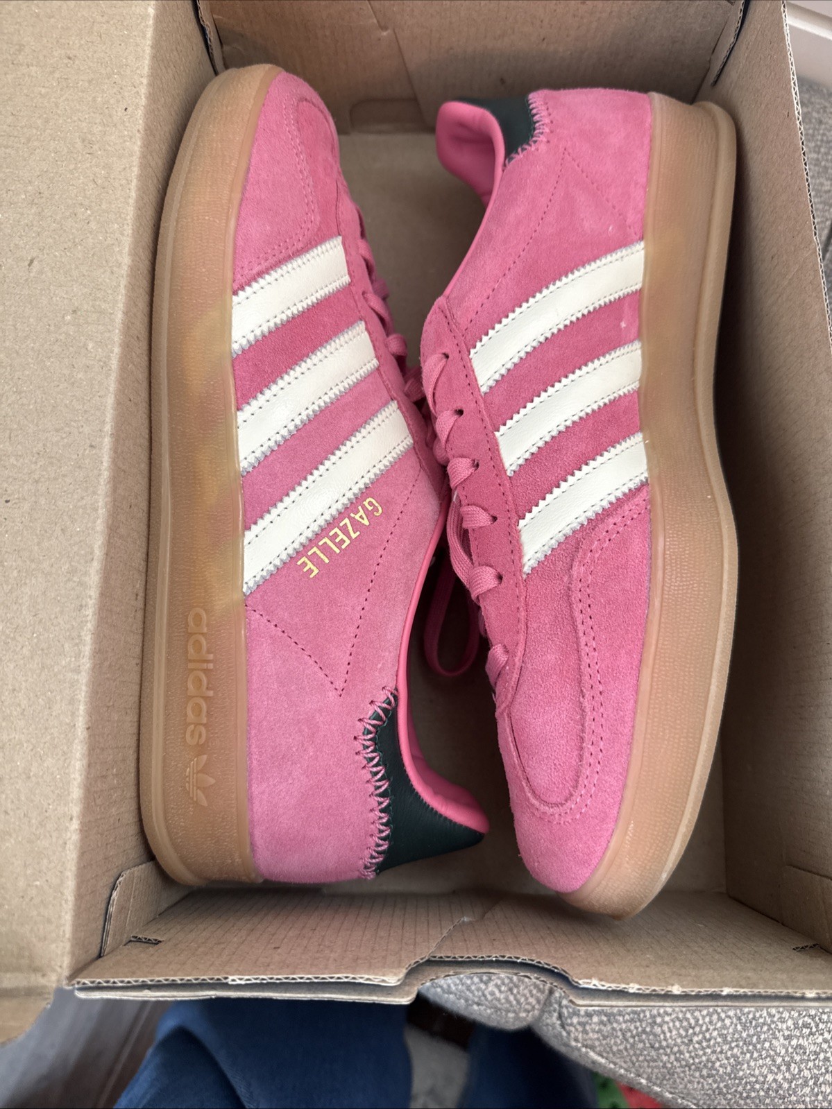 Women’s Size 9 Adidas Gazelle JI2014 Pink Sneaker Shoes