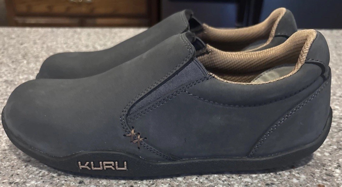 Kuru Kivi Women’s 9W Gray/Tan Slip-0n Walking Shoes