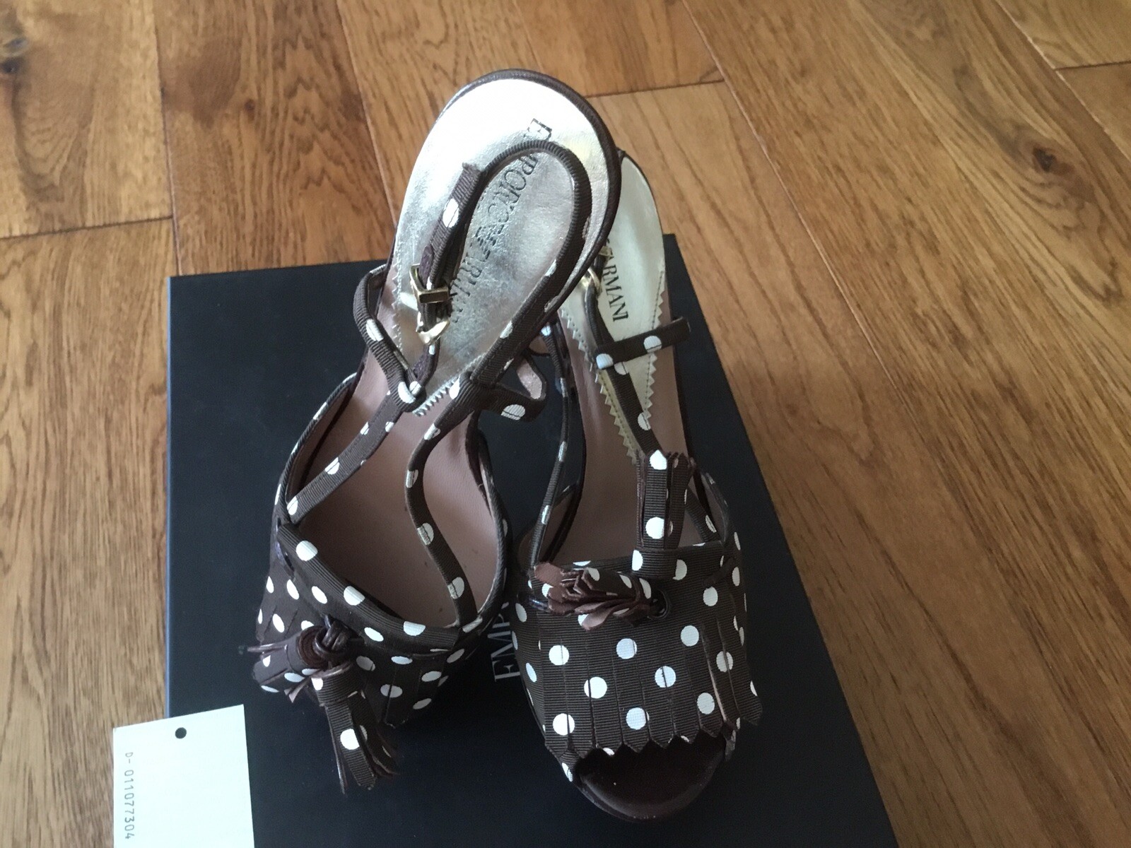 Emporio Armani Shoes – Sz 36 Eur – Authenticity Cert – Made In Spain – With box