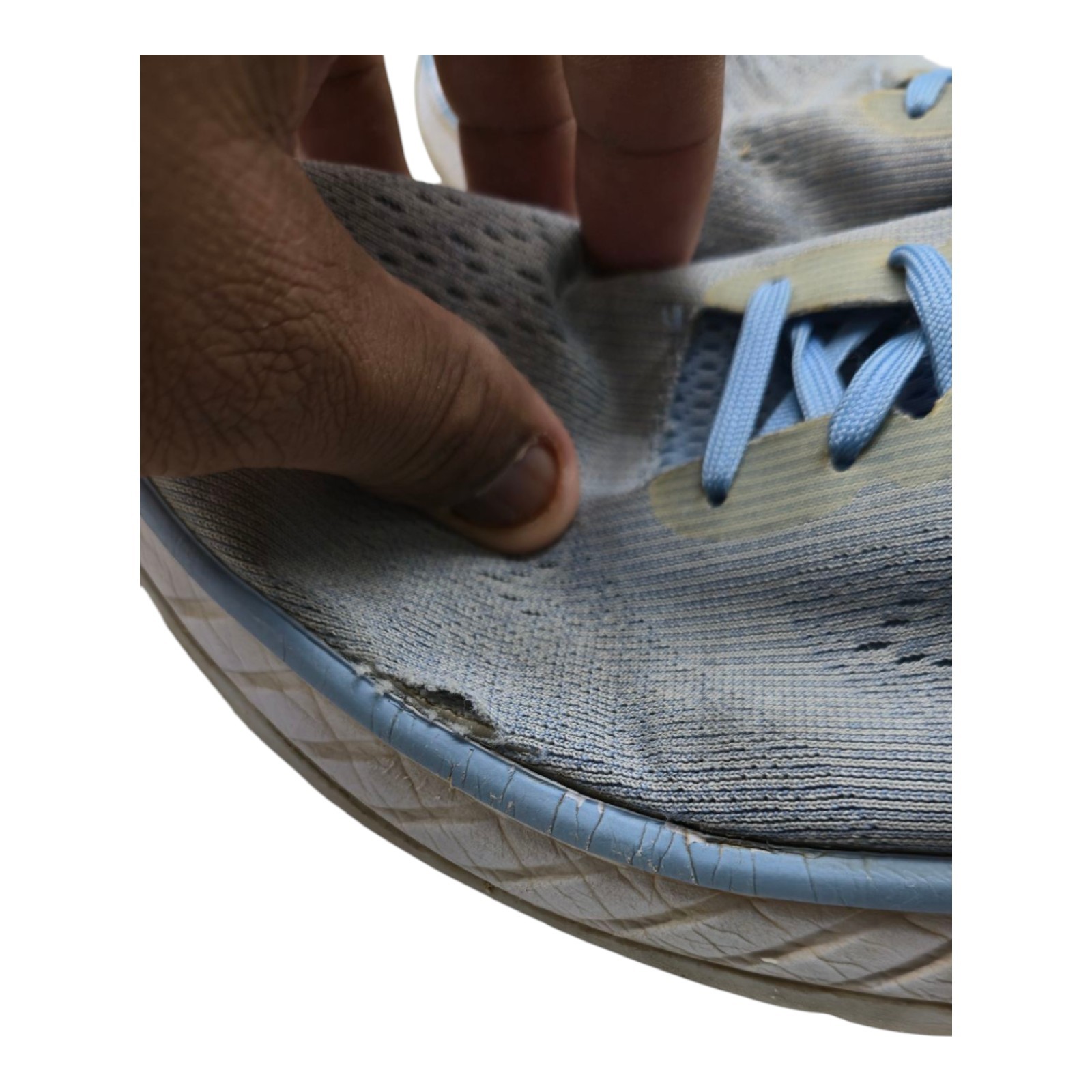 HOKA Shoes Womens 10 Cavu 2 Marl Road Sneakers Blue Air Mesh Athleisure Training