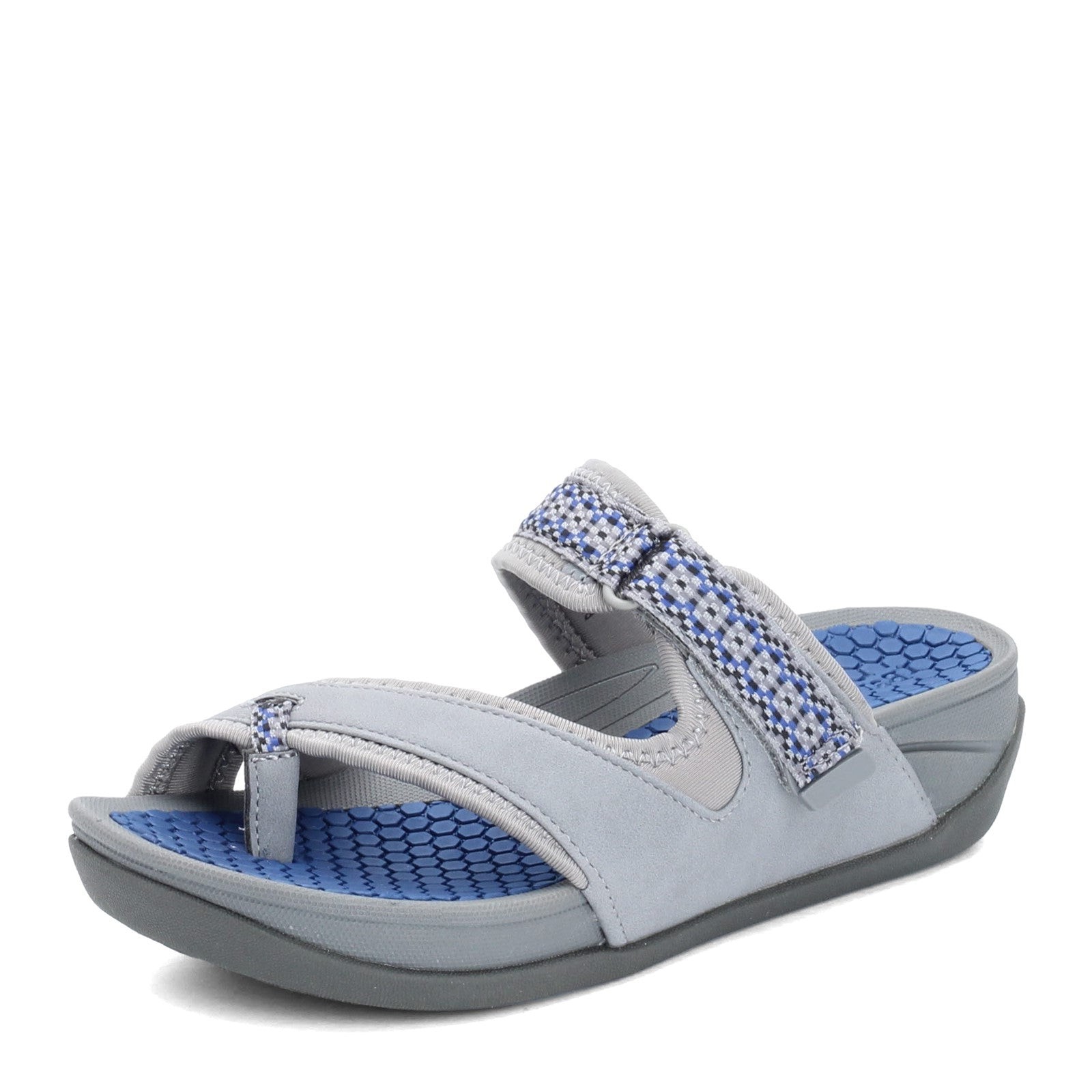 Women’s Baretraps, Denni Sandal DENNI GREY ASH Gray FABRIC-AND-SYNTHETIC