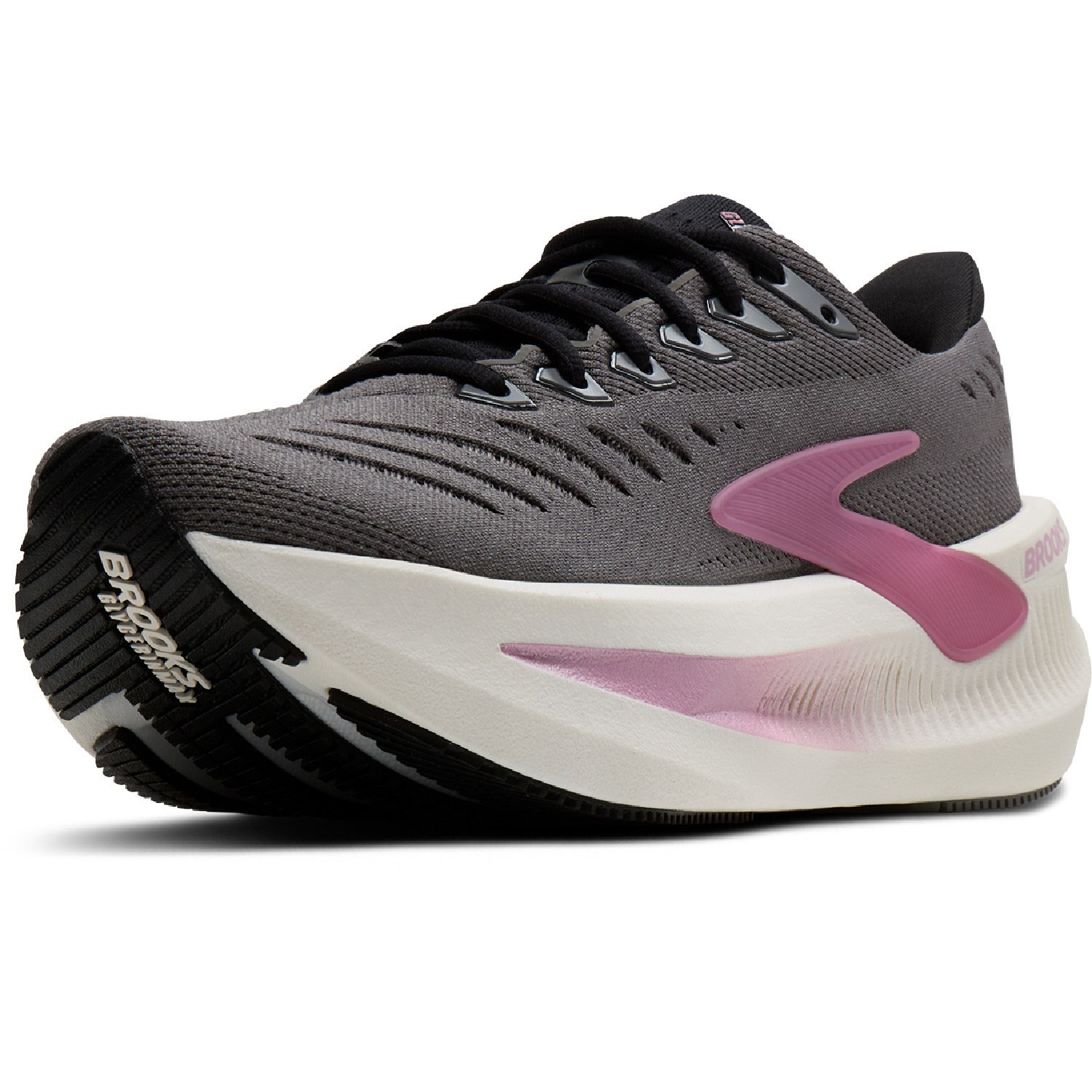 Brooks Glycerin Max 2 Road-Running Shoes – Women’s-Grey/Coconut/Metallic