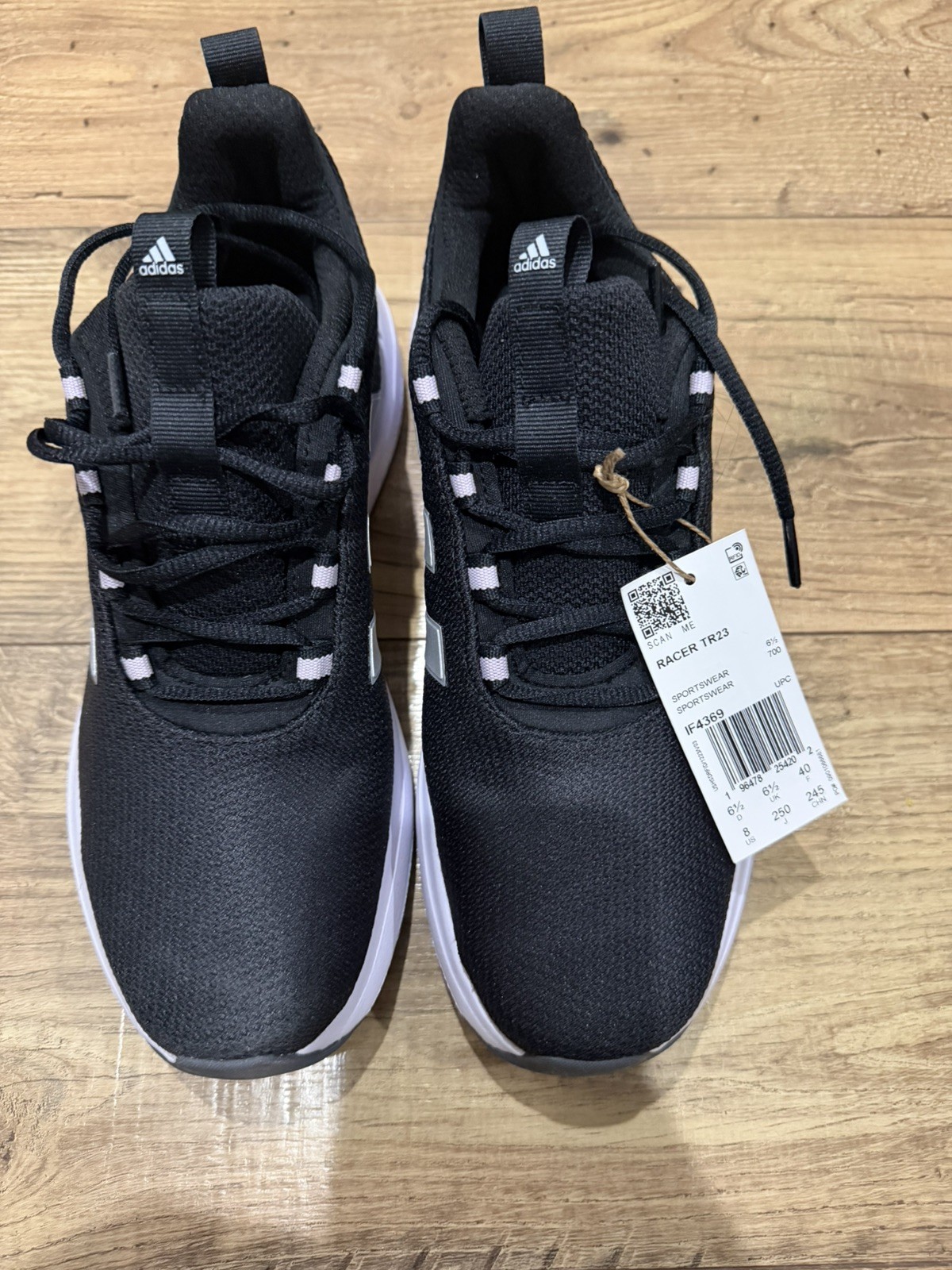Adidas Racer TR23 Women’s Running Shoes Black/Purple NWOB Size 8