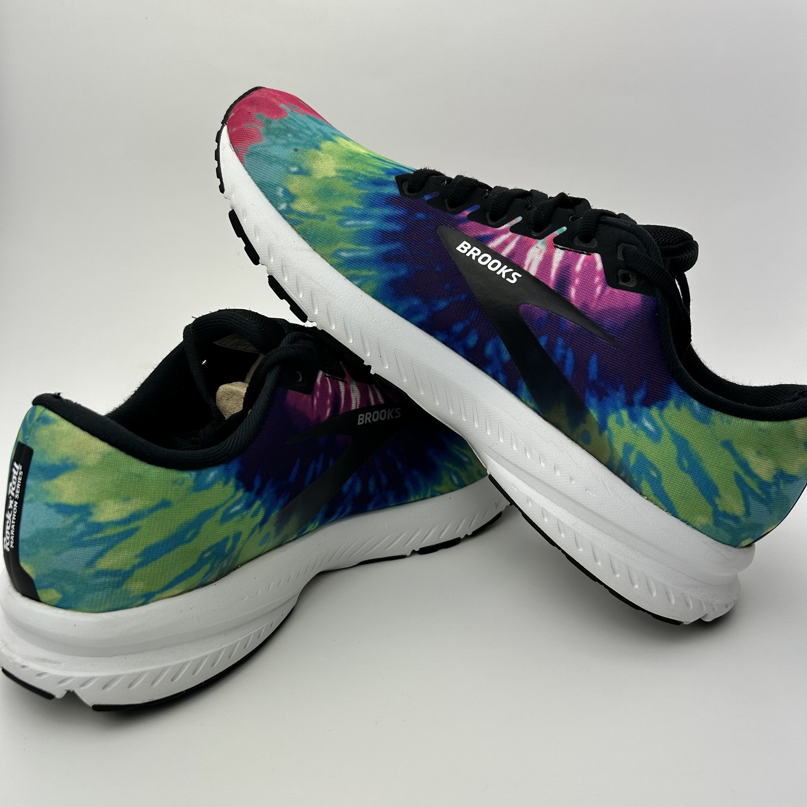Brooks Launch 7 Shoes Women Size 11 Tie Dye Rock n Roll Marathon Series Running