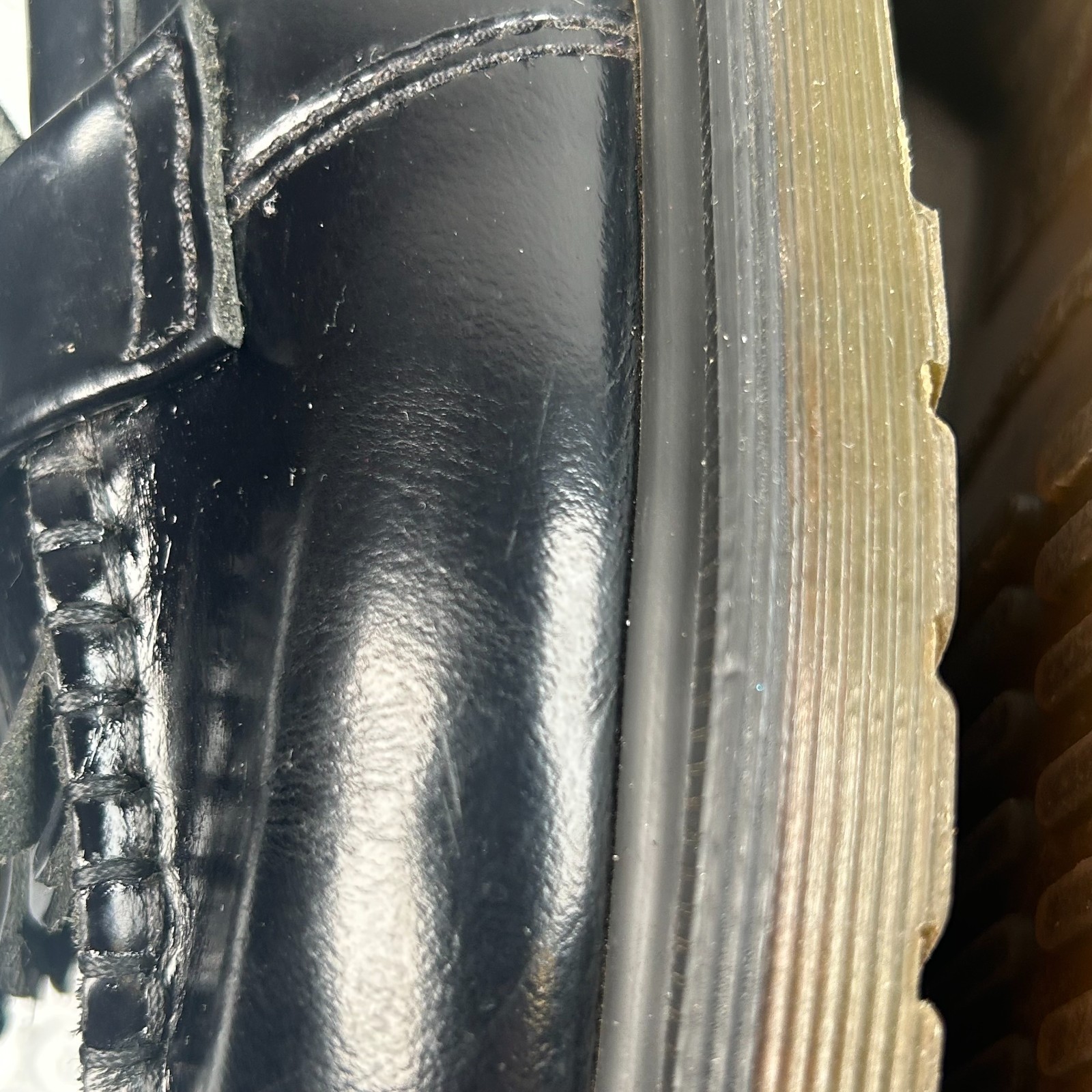 Dr. Martens Adrian Kilite Tassel Loafers Black Leather Men’s US 8 UK 7 EU 41