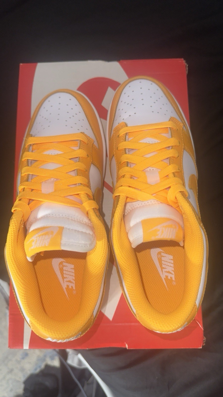 Nike Dunk Low Lazer Orange Women Size 7.5 DD1503-800
