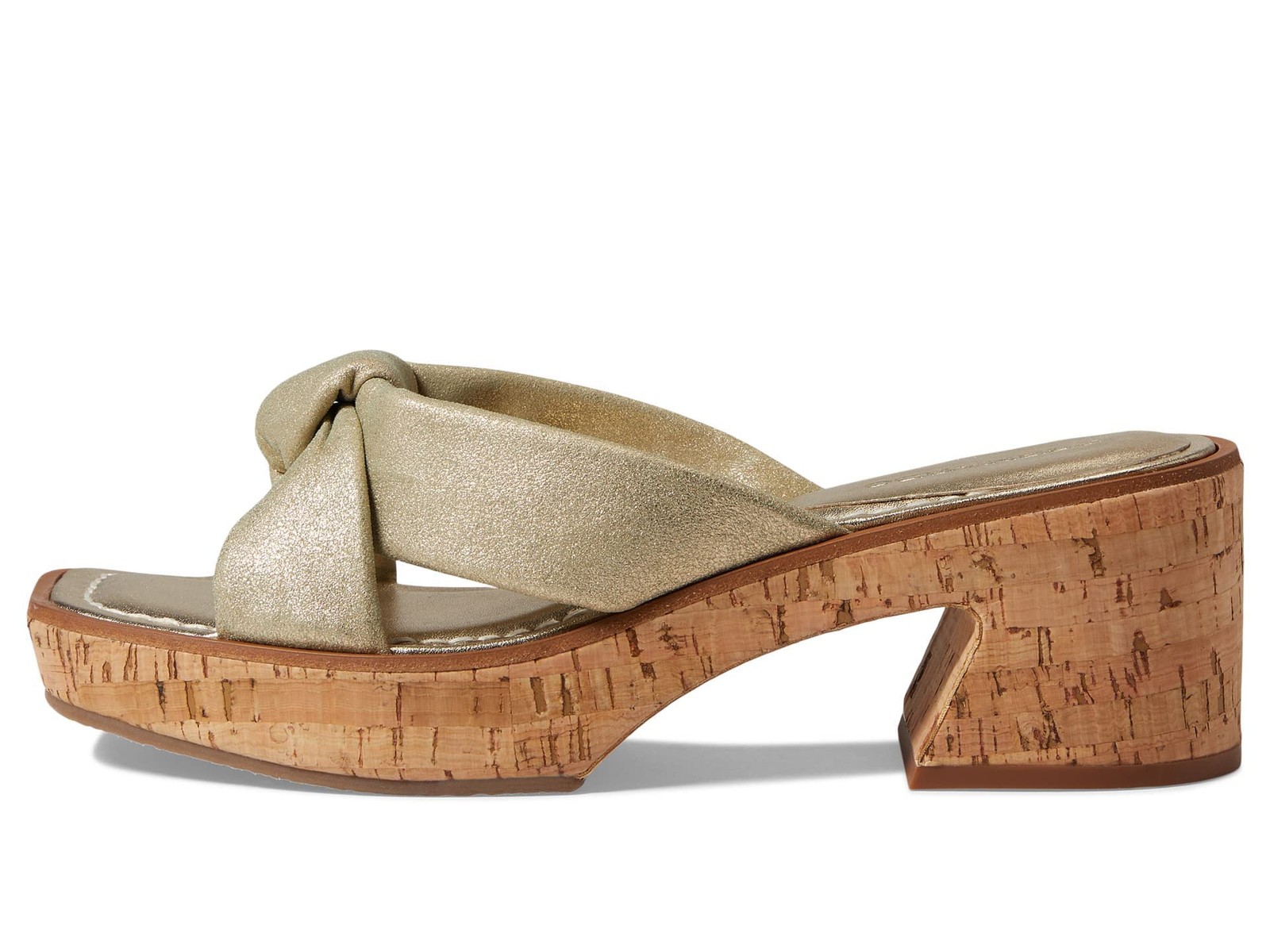 Sz 6.5 Bernardo Jolie Champagne Metallic Suede 6.5 M