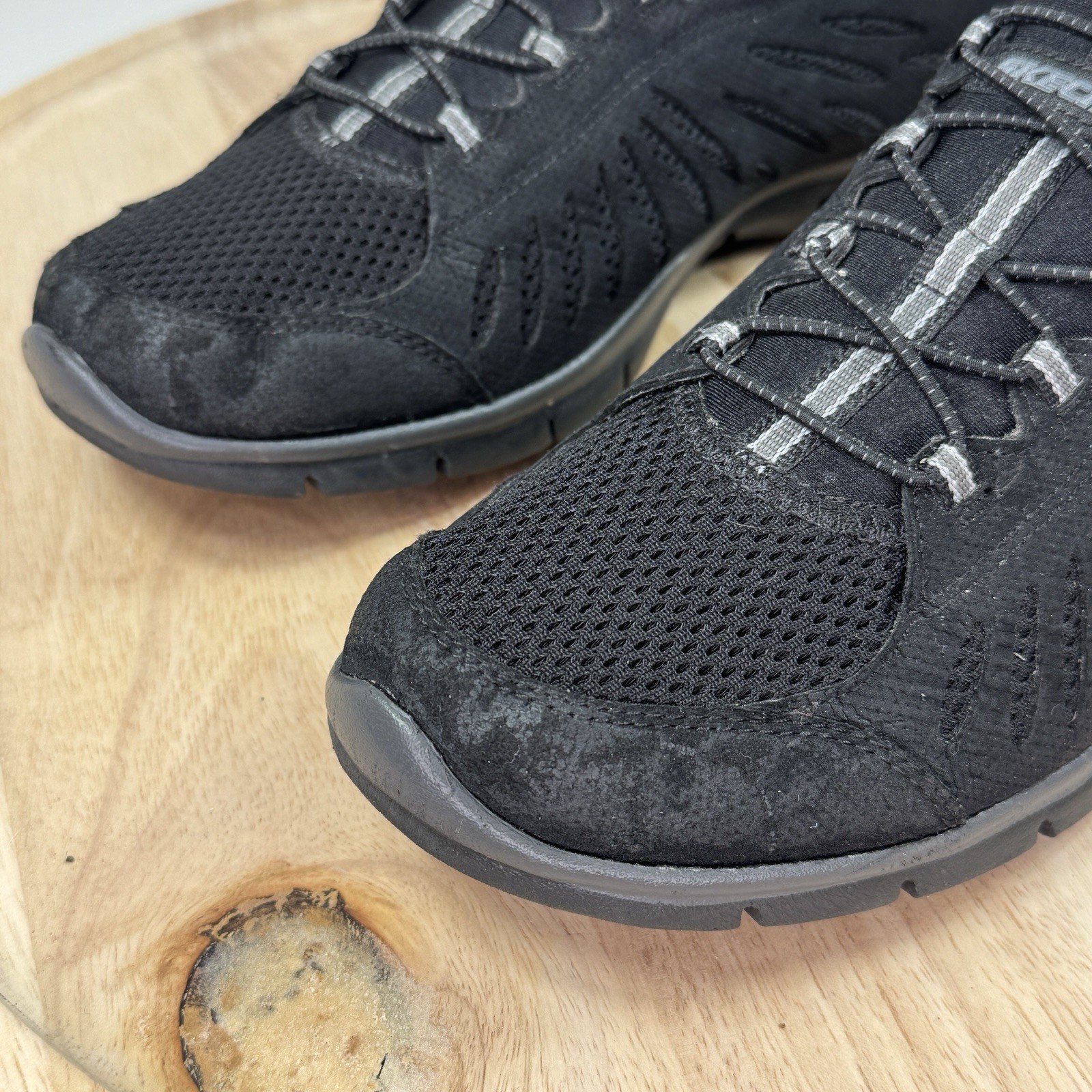 Skechers Gratis In Motion Slip On Sneakers Black Womens 11 Casual Workwear