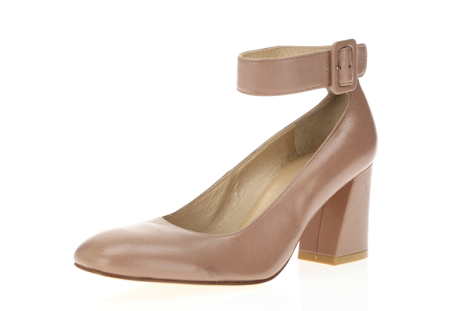 Stuart Weitzman 250294 Womens Clara Leather Pump Taupe Dark Pink Size 5.5 Medium