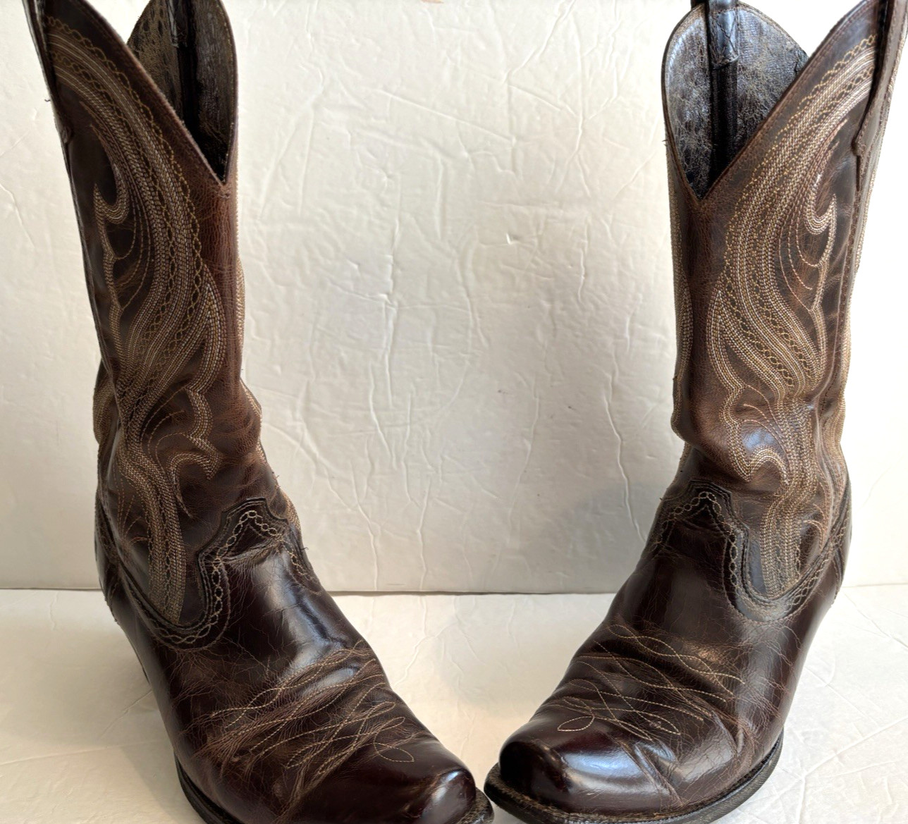 Ariat Lively Cowboy Western 10016357 ATS Sassy Brown Boots Womens 9B Leather