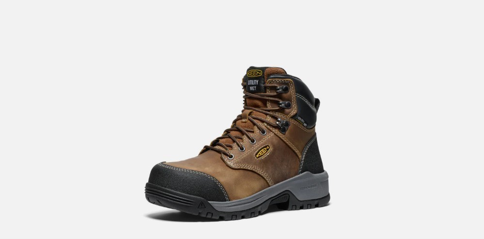KEEN Evanston 6″ Waterproof Boot INT MET (Carbon Toe) Women’s 11 US